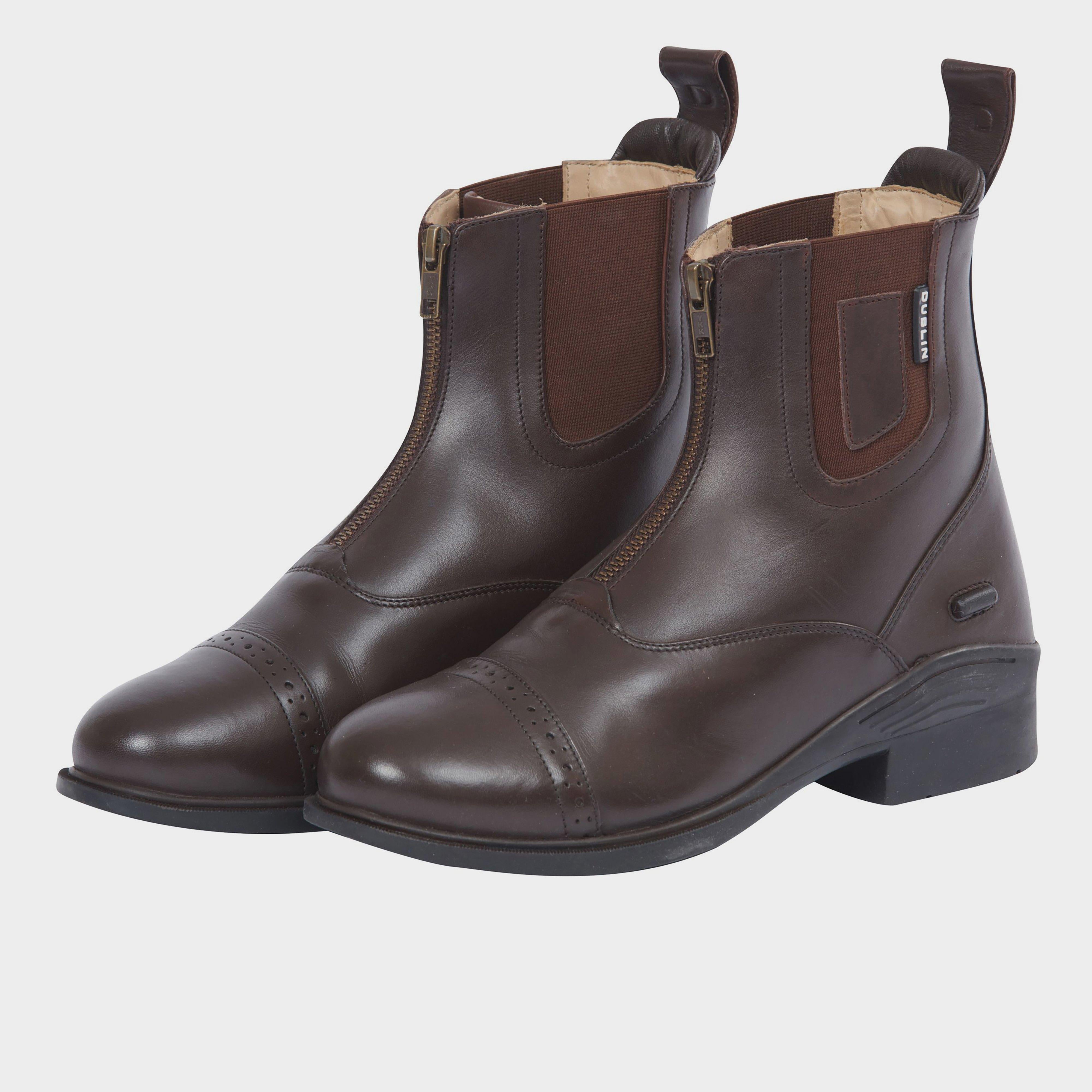 Womens Evolution Zip Paddock Boots Brown