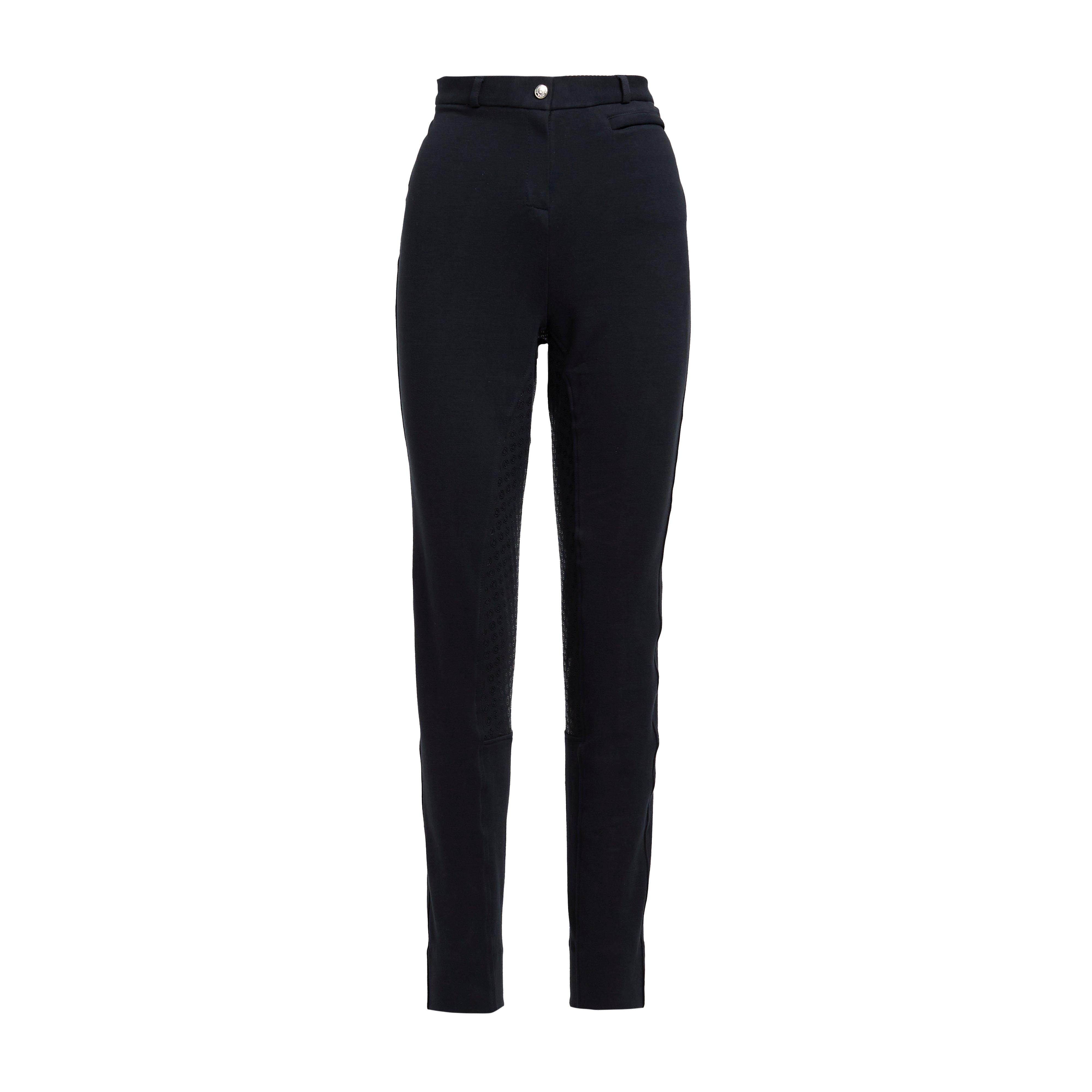 Womens Momentum Supa-Fit Gel Full Seat Zip Up Jodhpurs Navy