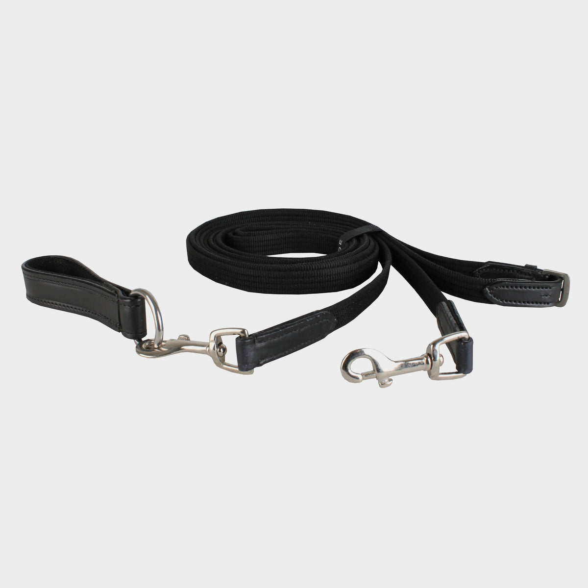 Webbed Draw Reins Black
