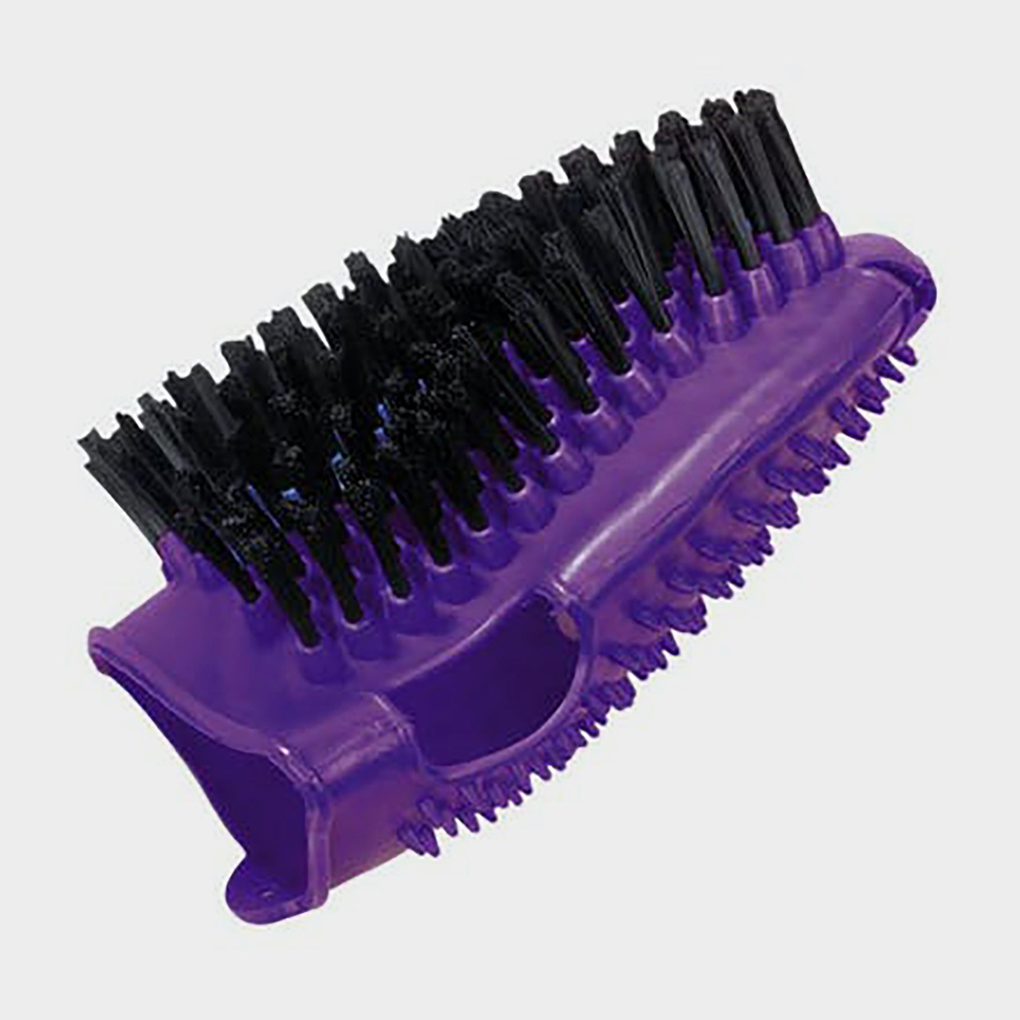 Bristle Back Grooming Mitt Purple