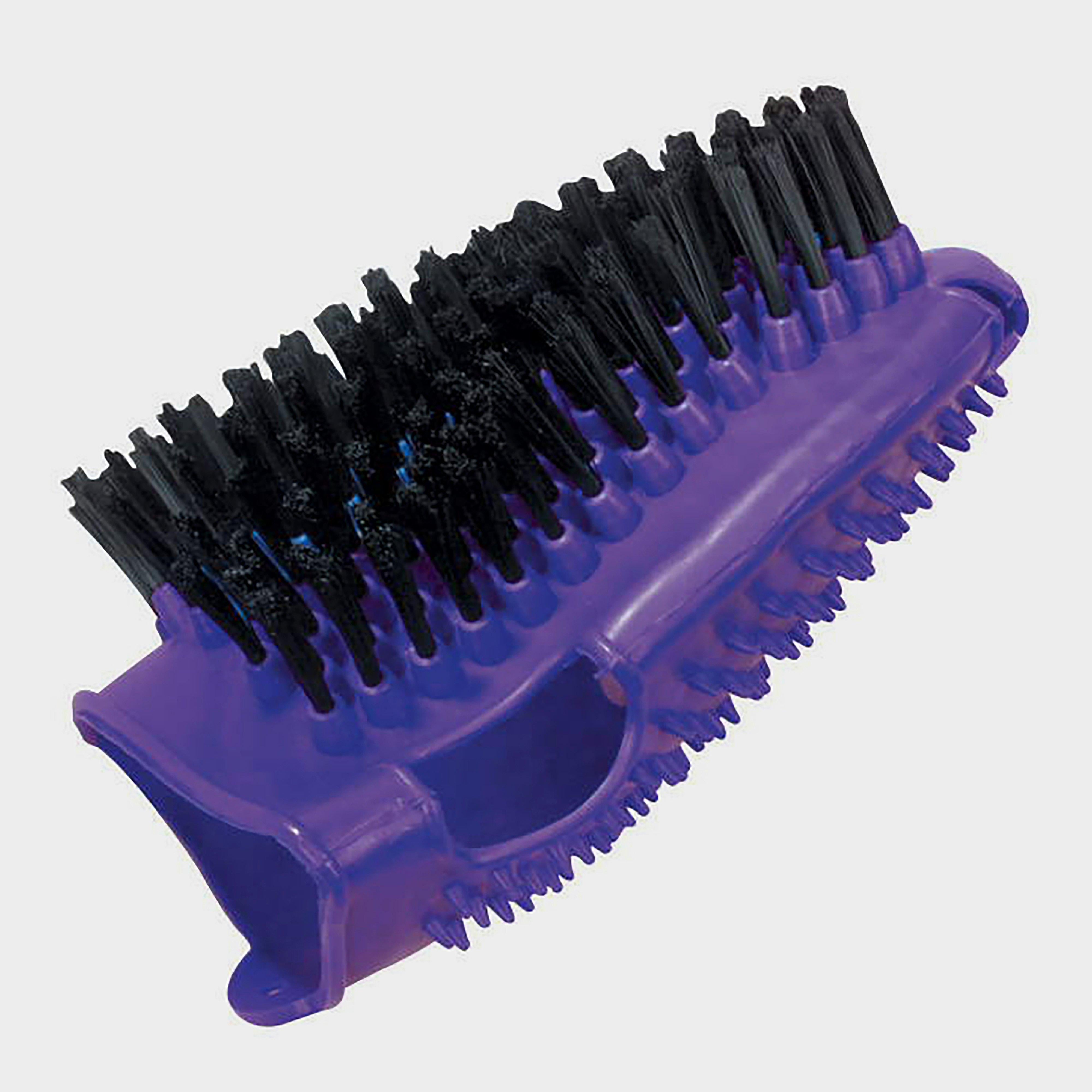 Bristle Back Grooming Mitt Purple