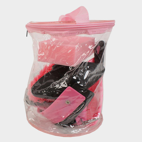 Cylinder Grooming Kit 9 Piece Pink