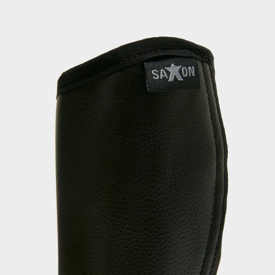 Childs Equileather Half Chaps Black