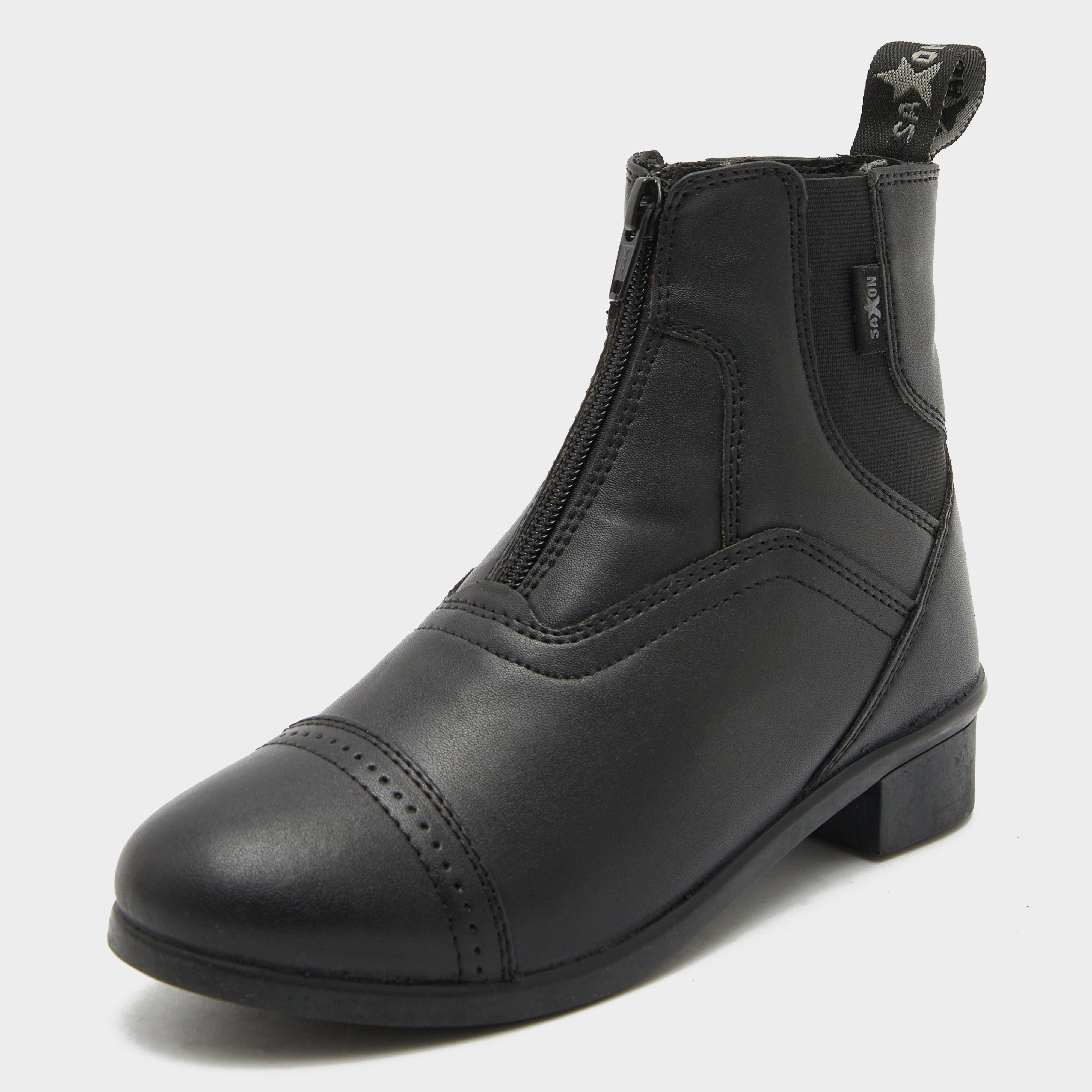 Childs Syntovia Zip Paddock Boots Black