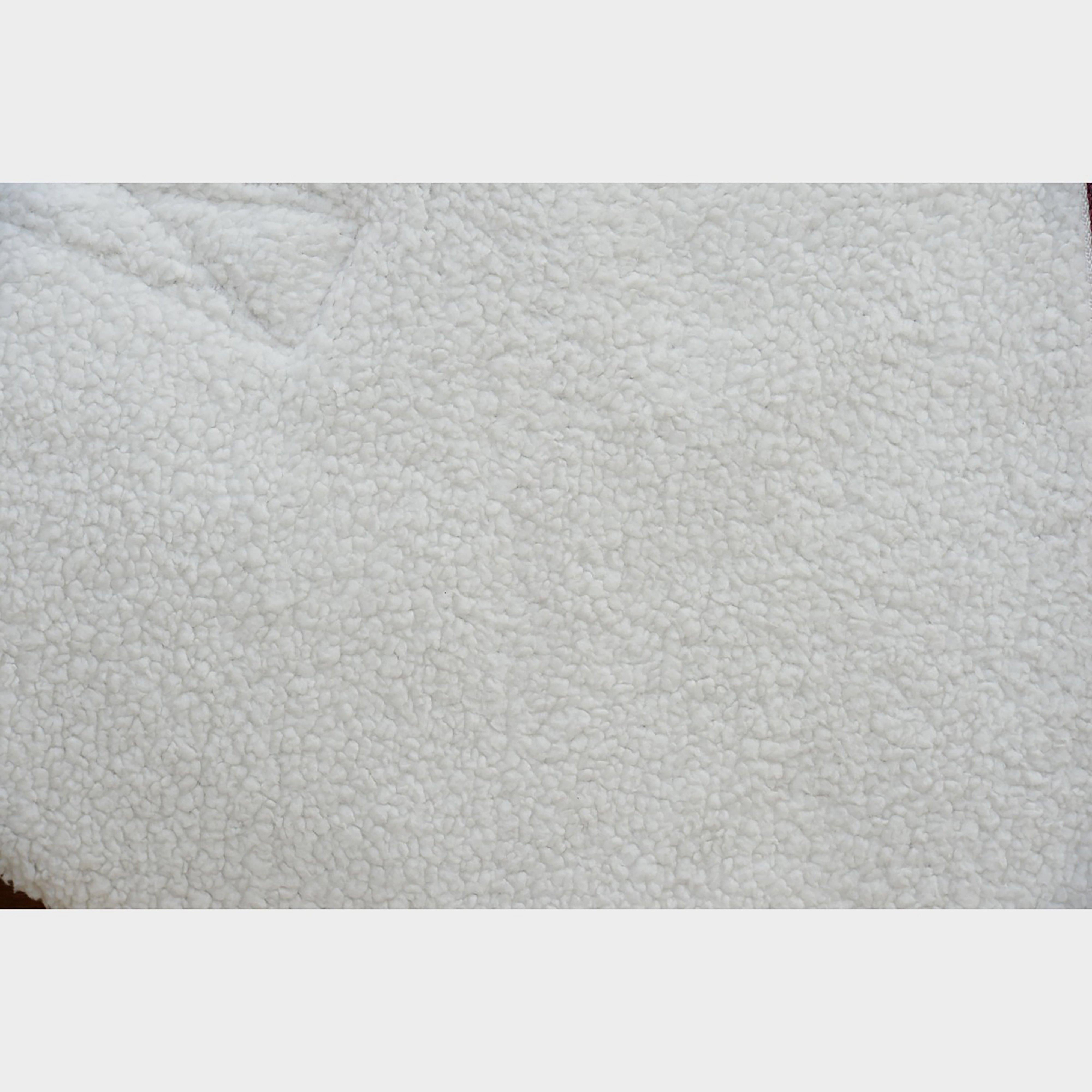 Sherpa Fleece Standard Neck Cooler Maroon/White