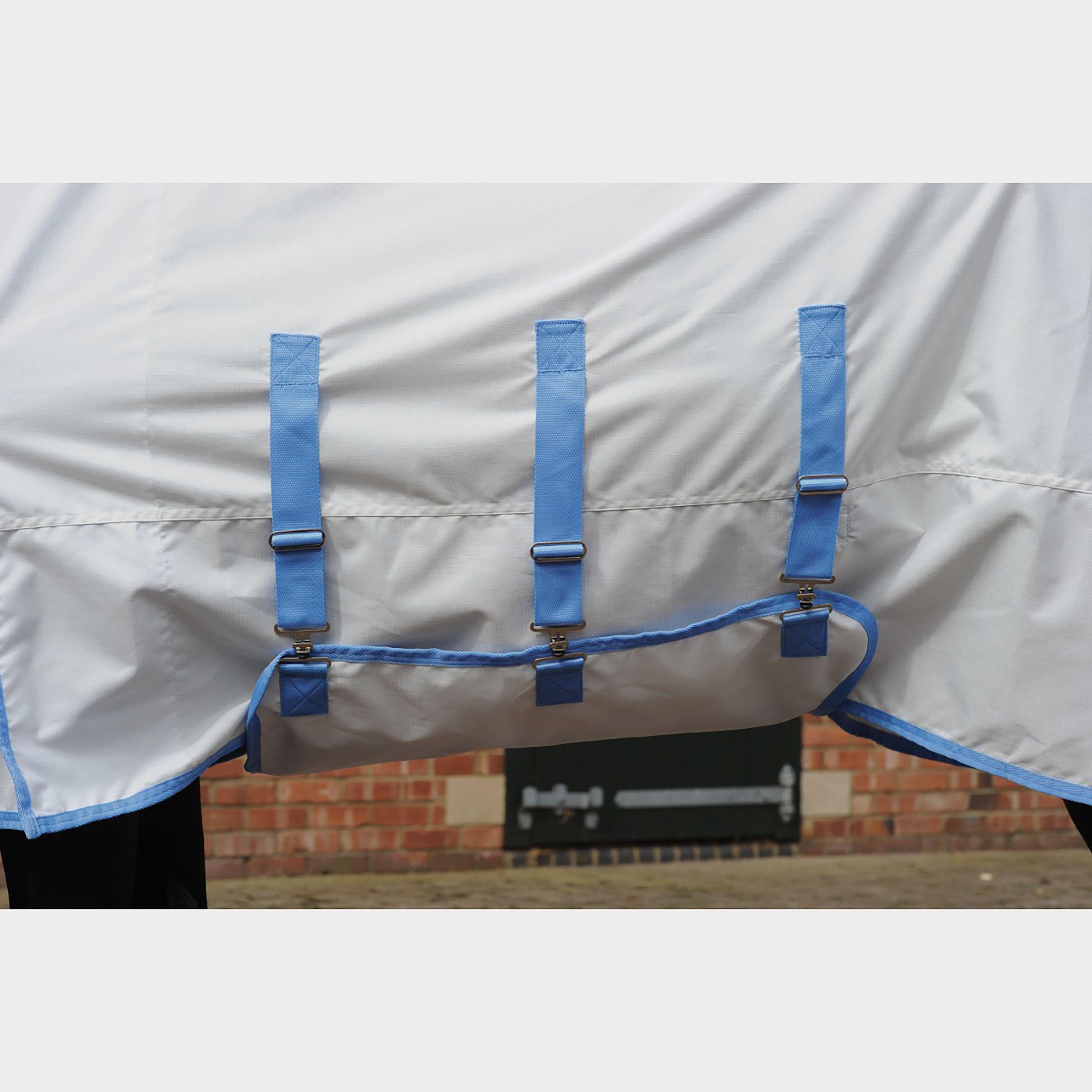 Sweet-Itch Shield Combo Neck Fly Rug White/Blue