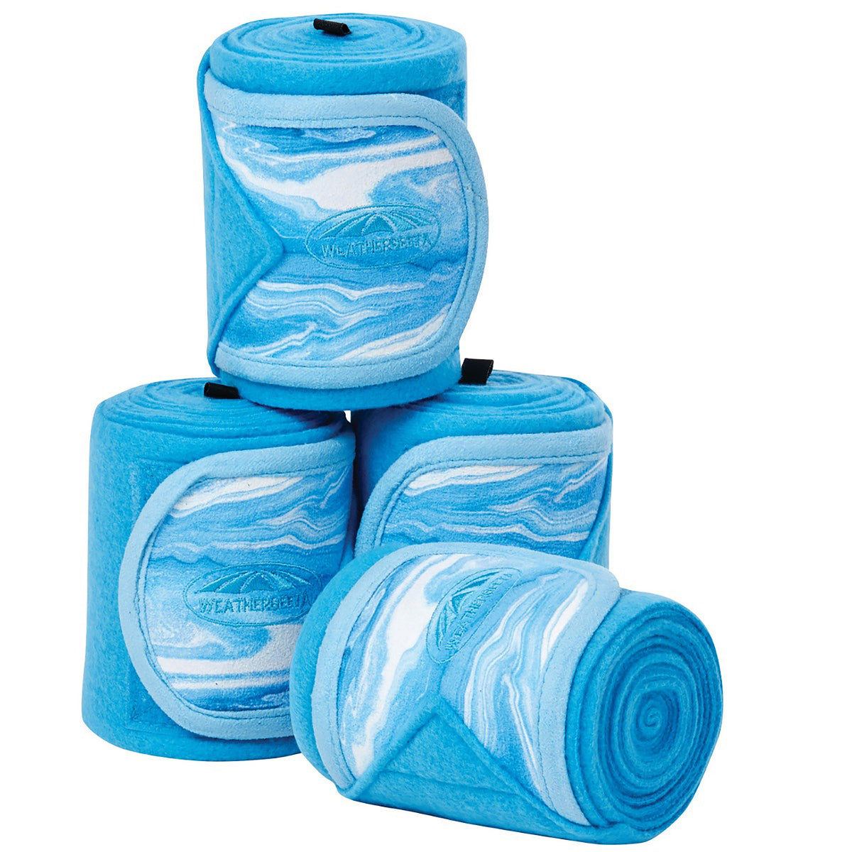Marble Fleece Bandages Blue Swirl Marble Print