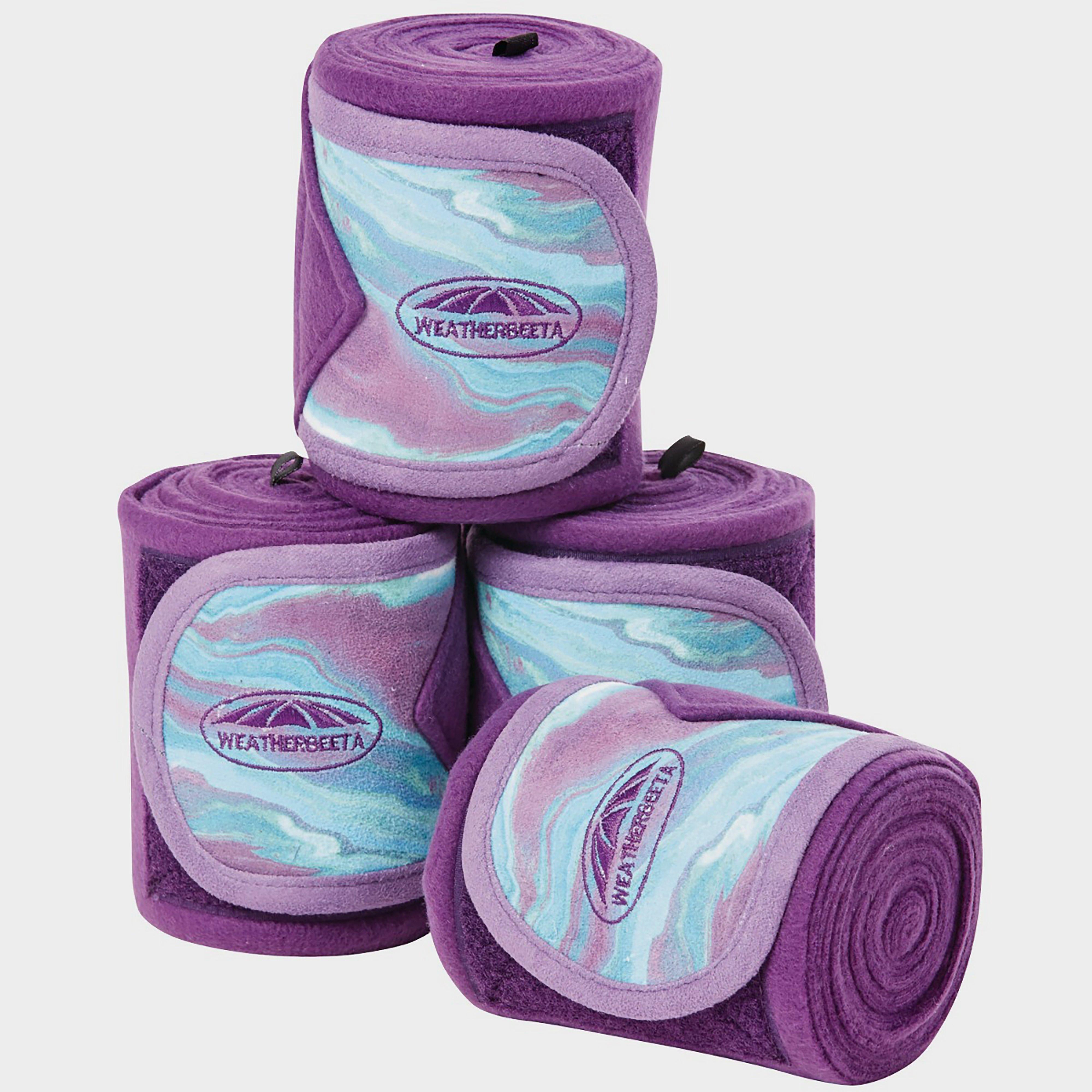 Marble Fleece Bandages Purple Swirl Marble Print