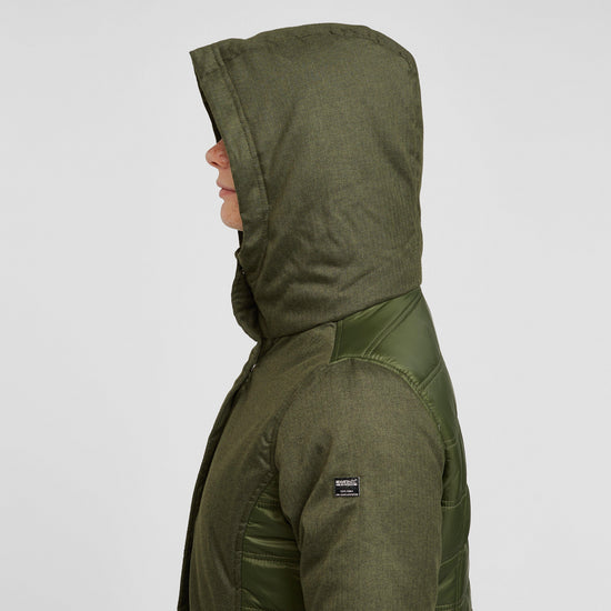 Womens Kennedie Insulated Jacket Khaki