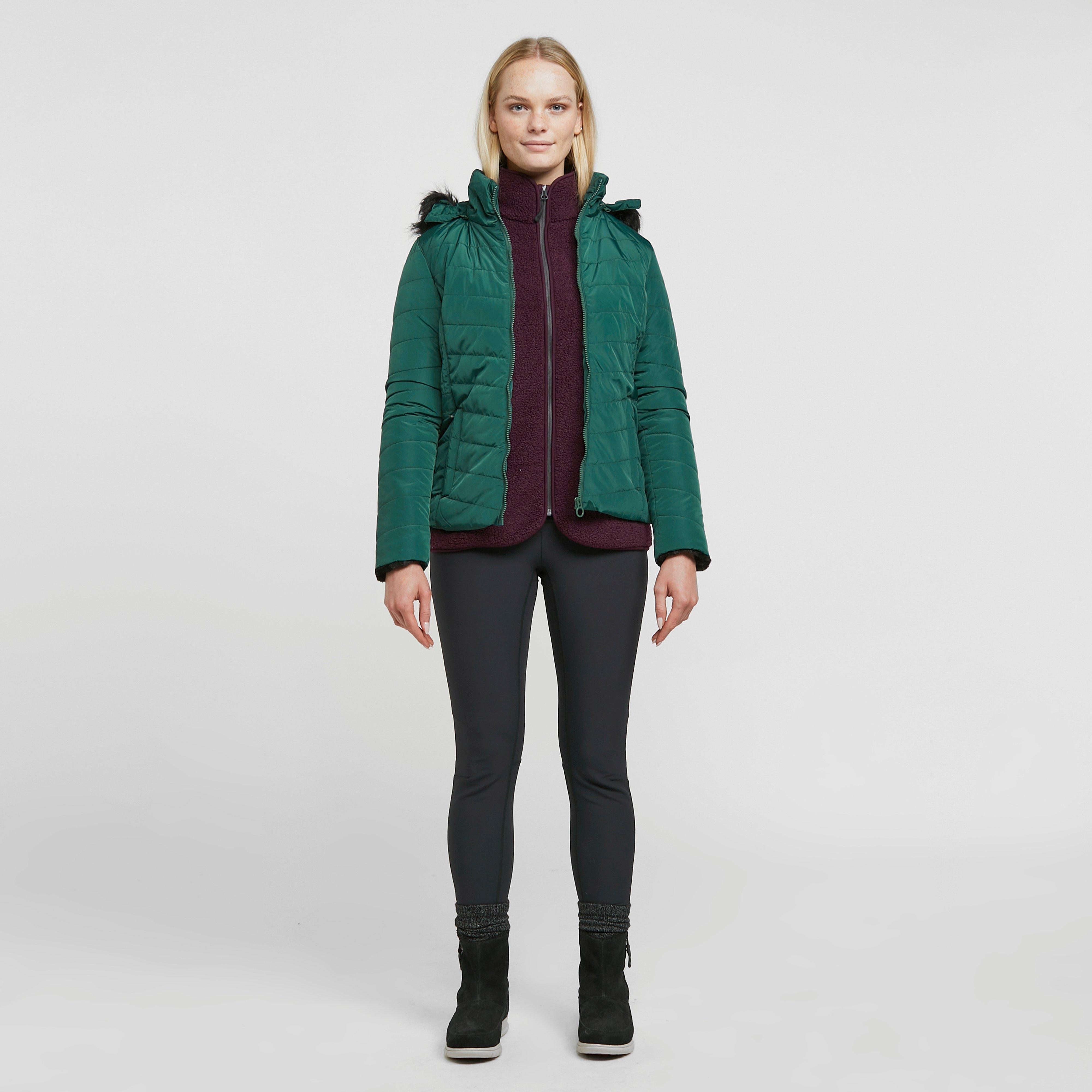 Womens Winslow Insulated Quilted Jacket Evergreen