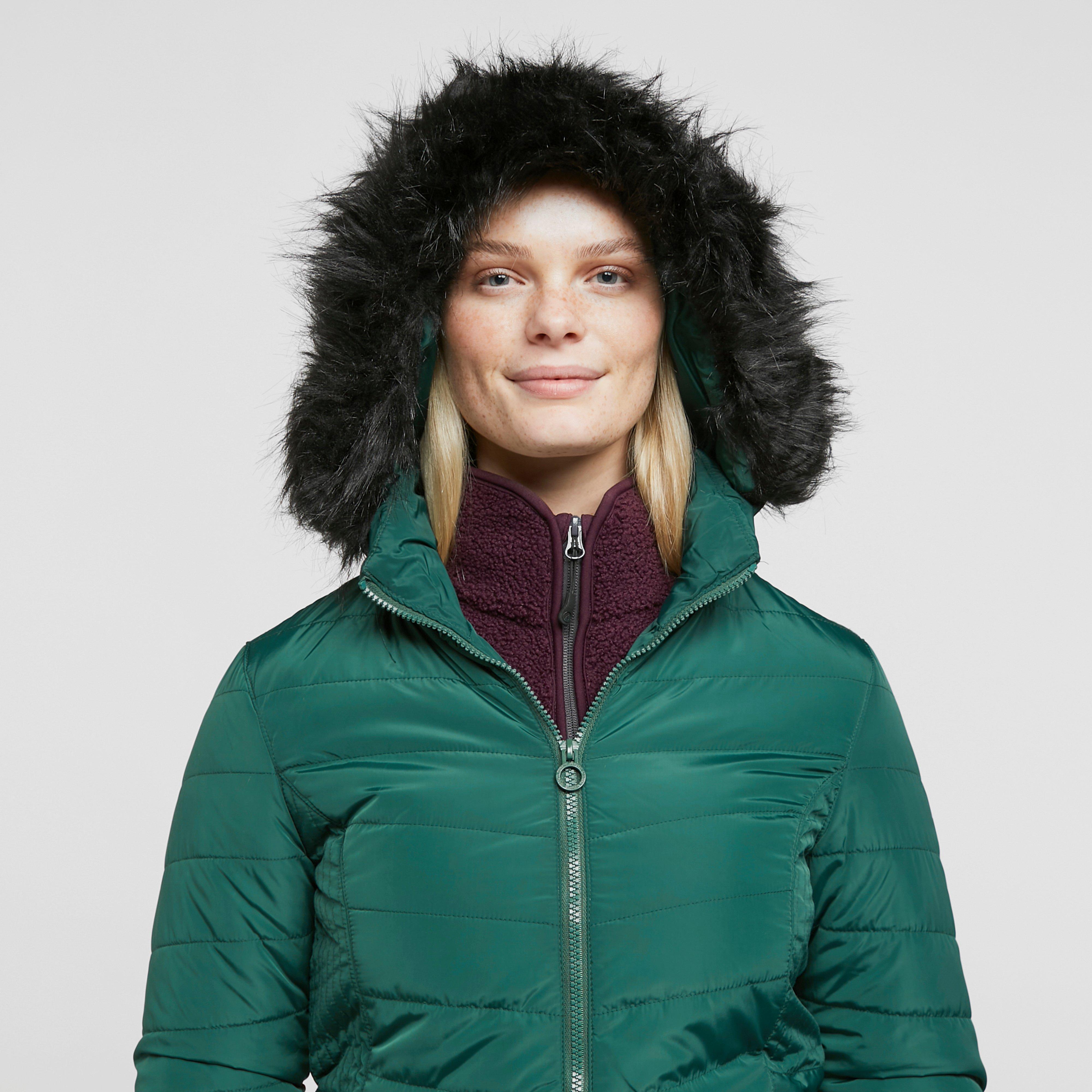 Womens Winslow Insulated Quilted Jacket Evergreen
