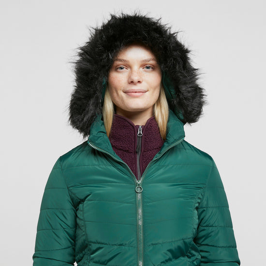 Womens Winslow Insulated Quilted Jacket Evergreen