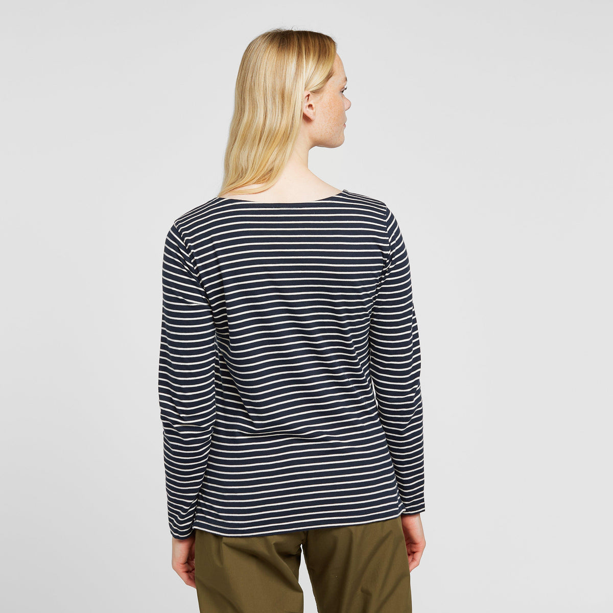 Women's Fernanda Long Sleeve Top Navy White Stripe