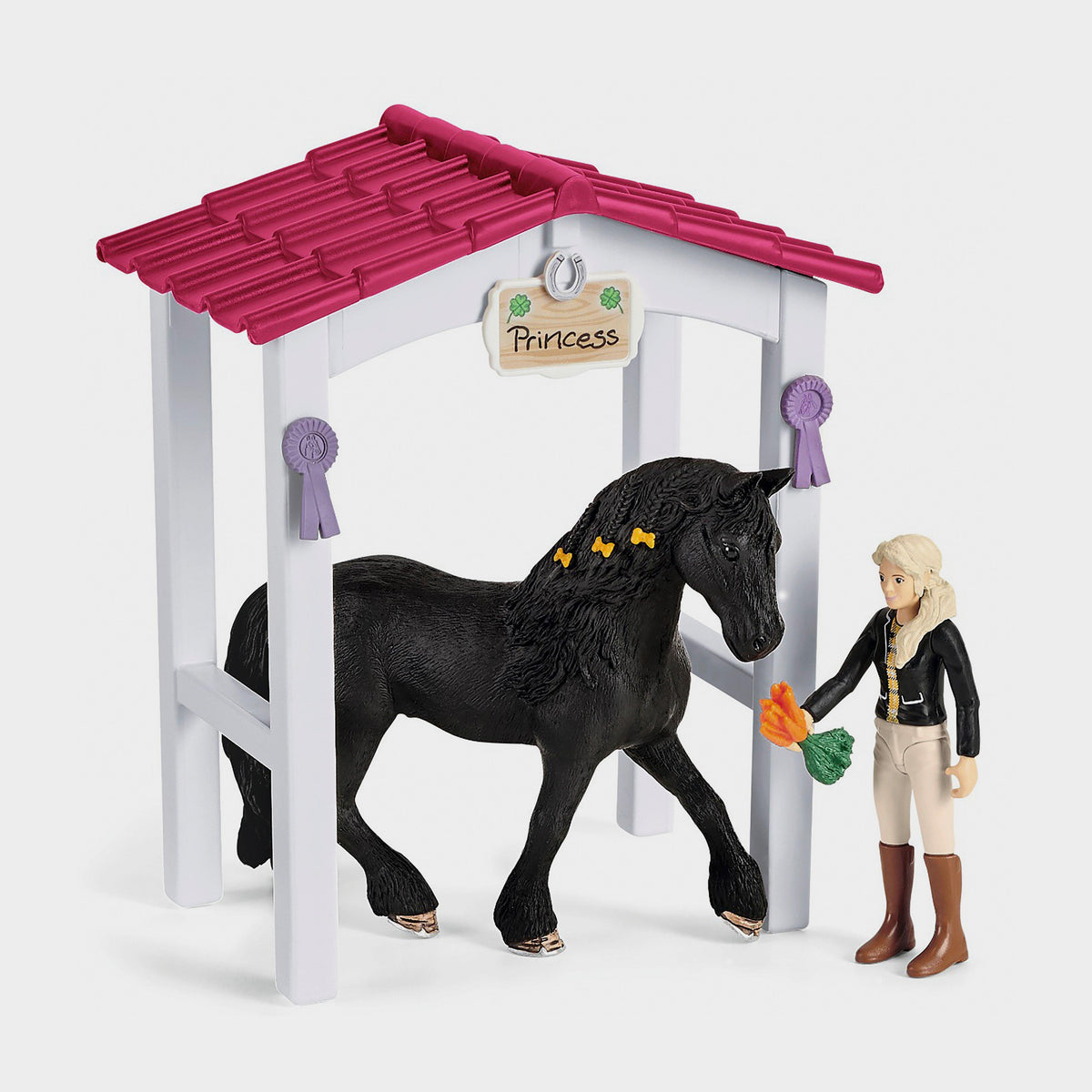 Horse Stall with Horse Club Tori and Princess