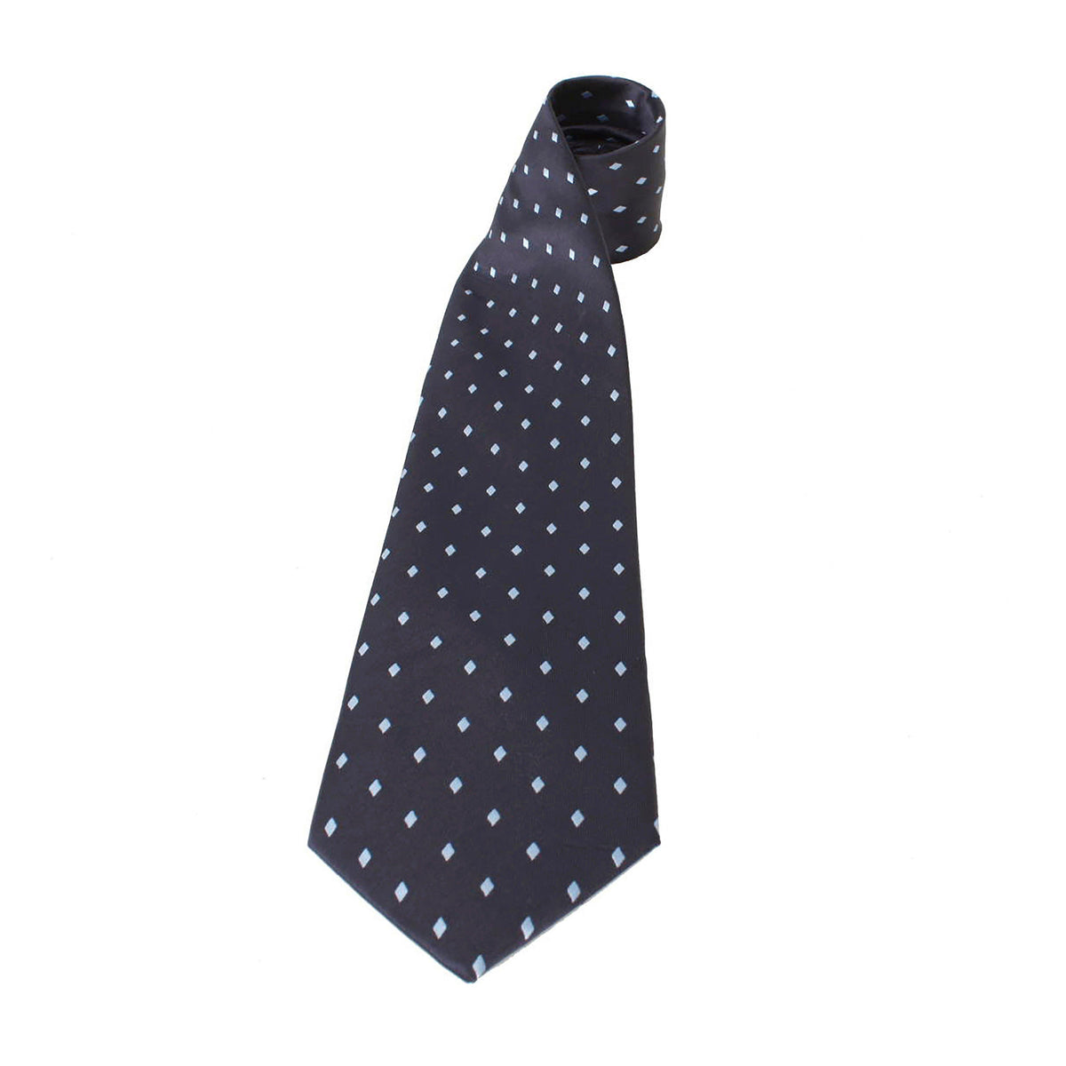 Childs Diamond Show Tie Navy/Light Blue