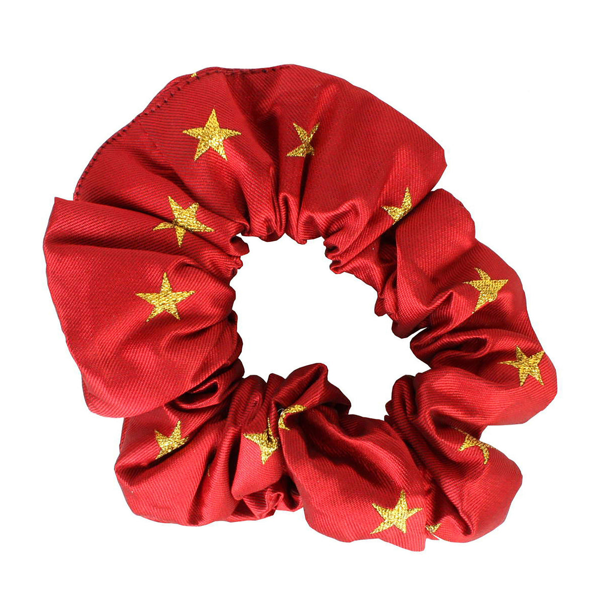 Childs Stars Show Scrunchie Red/Gold