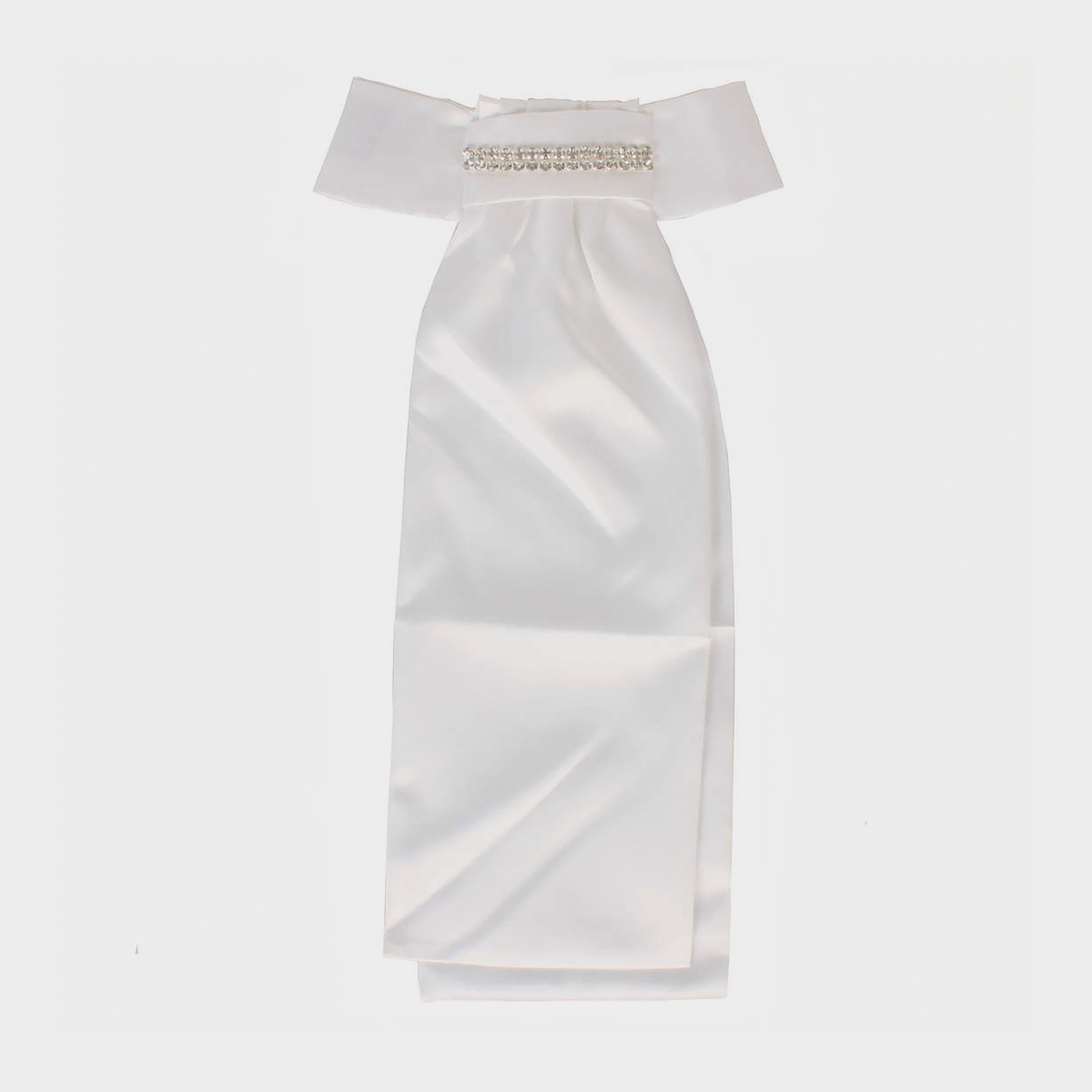 Band Diamante Deluxe Tied Stock White