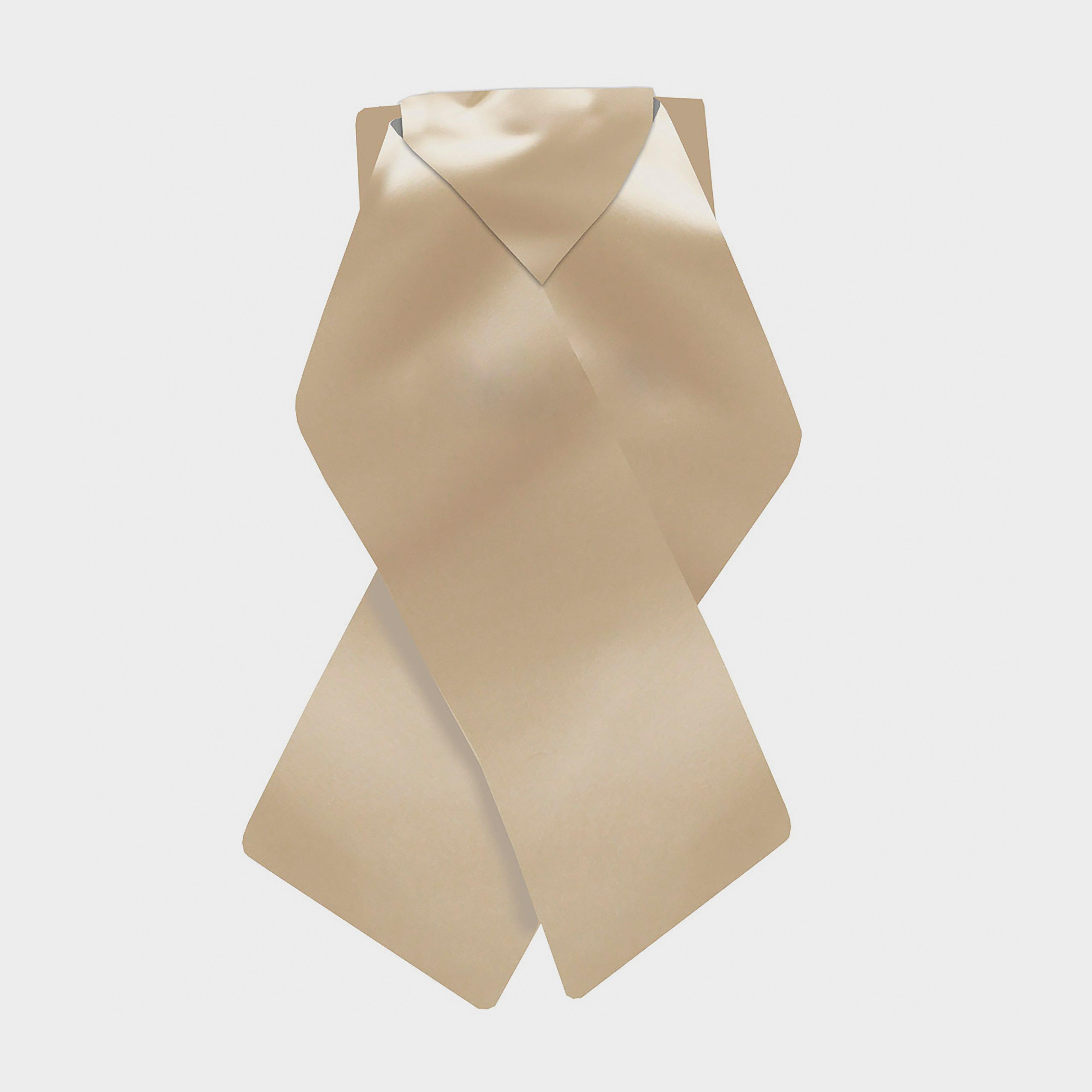 Plain Brocade Tied Stock Cream