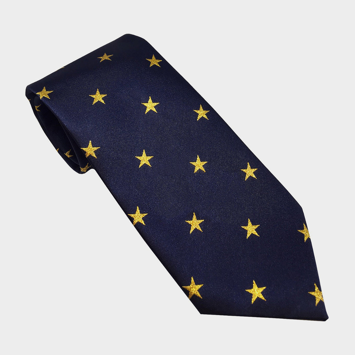 Equetech Adult Star Show Tie Navy/Gold