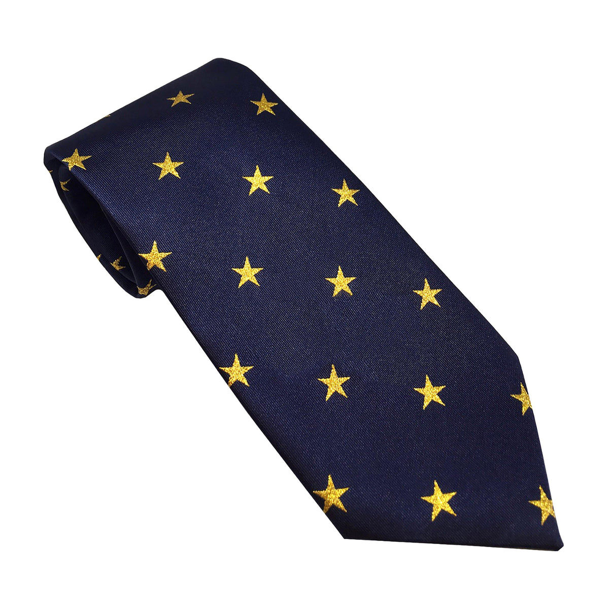 Equetech Adult Star Show Tie Navy/Gold
