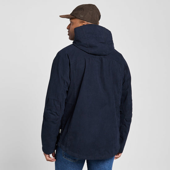 Mens Struther Waterproof Zip Jacket Navy