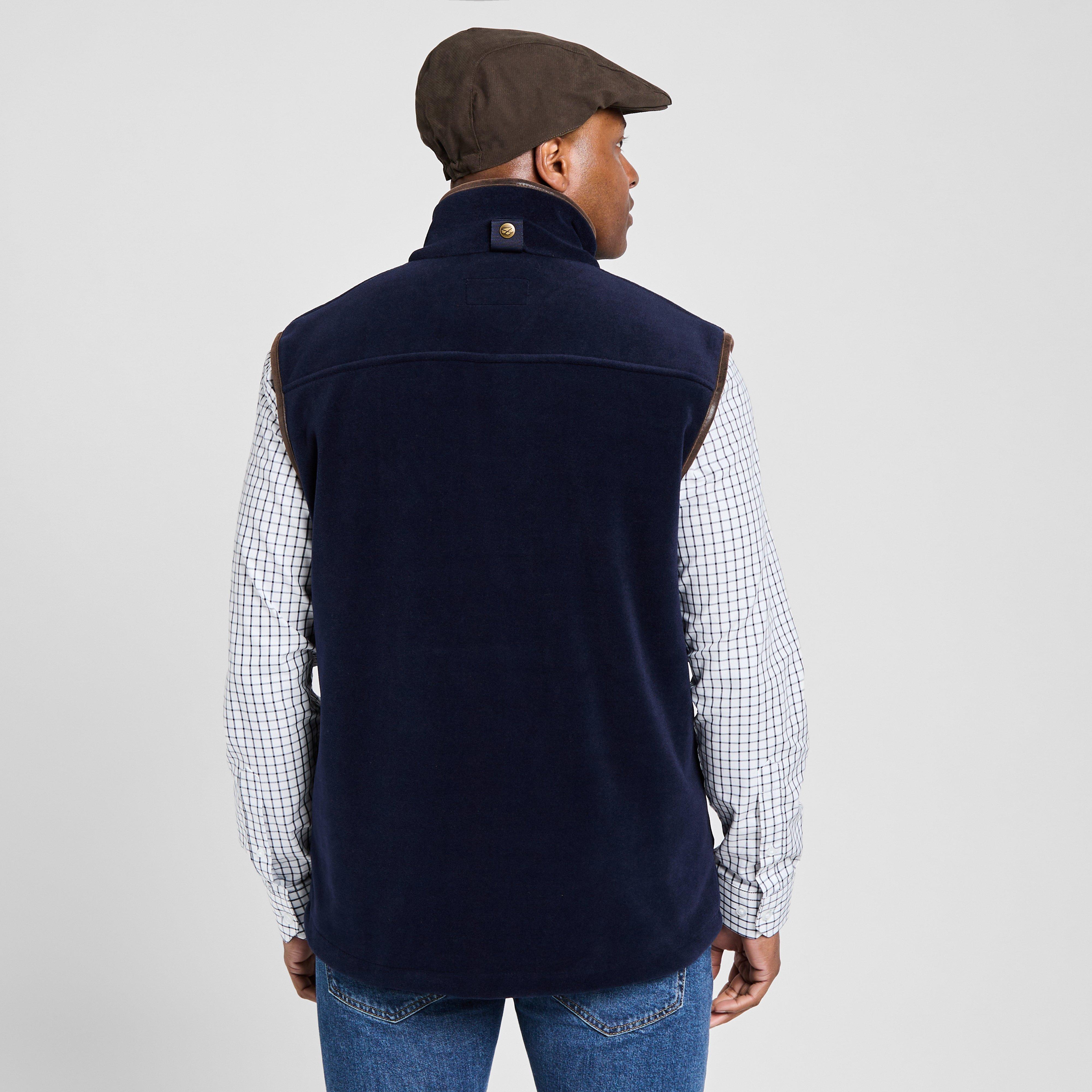 Mens Stenton Technical Fleece Gilet Midnight Navy