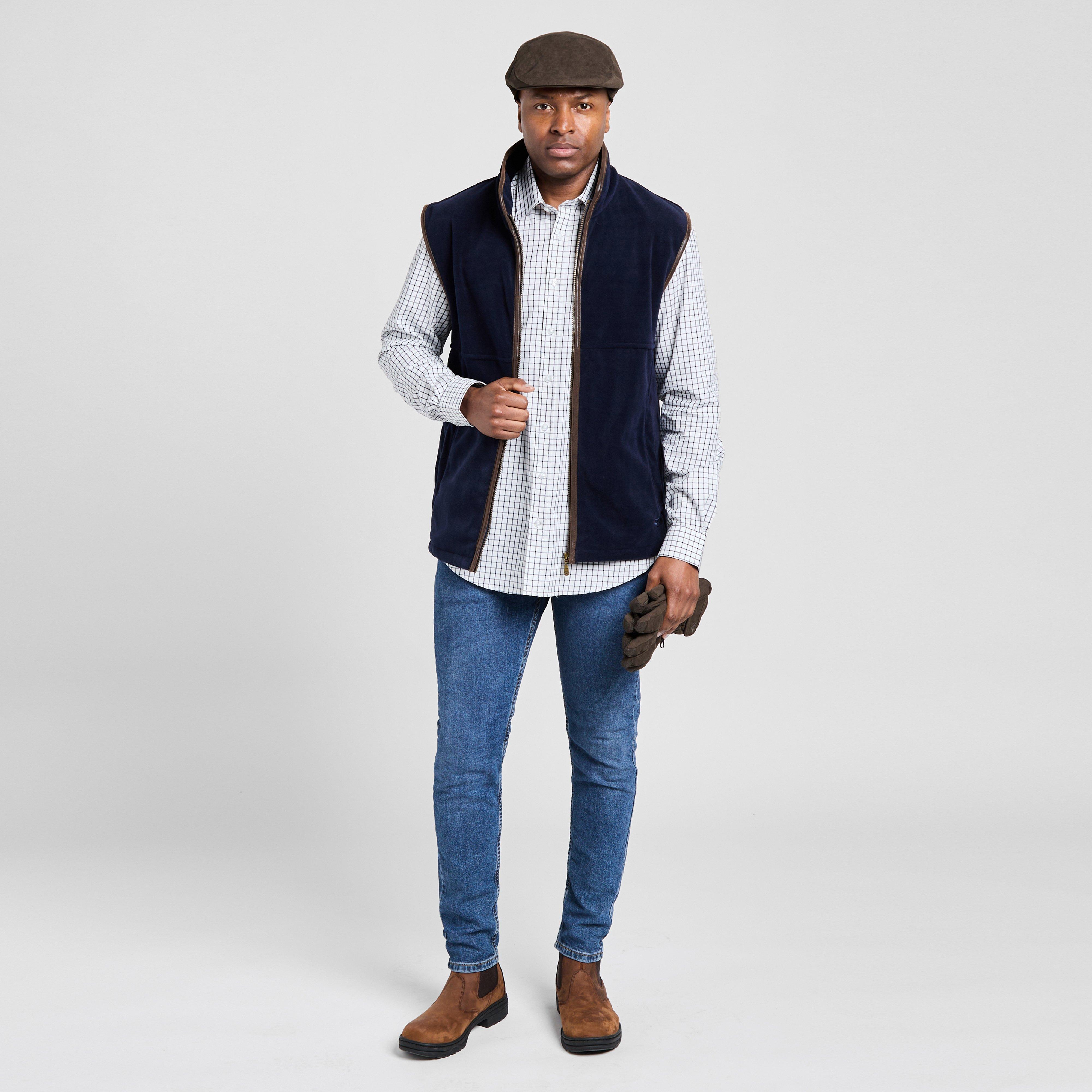 Mens Stenton Technical Fleece Gilet Midnight Navy