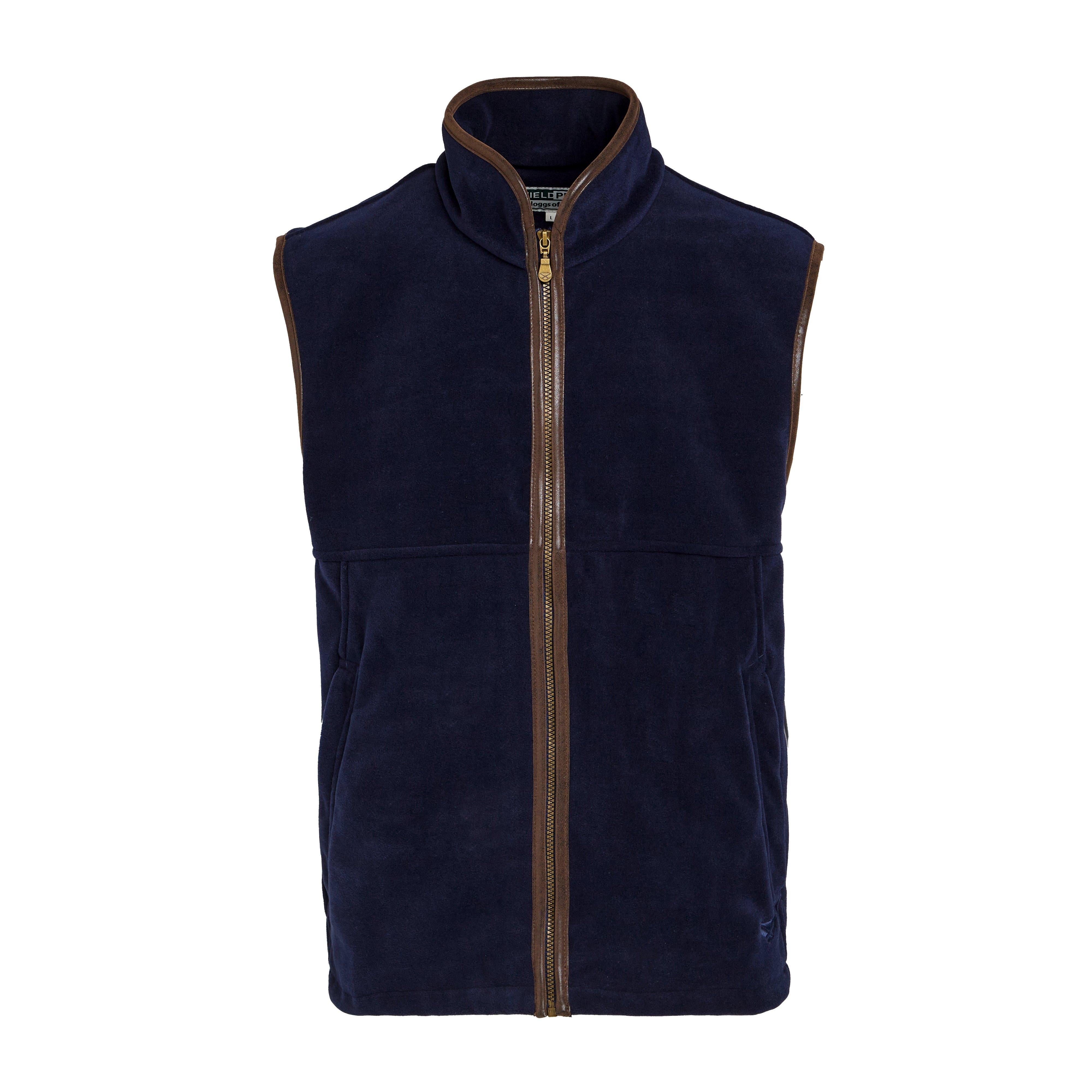 Mens Stenton Technical Fleece Gilet Midnight Navy