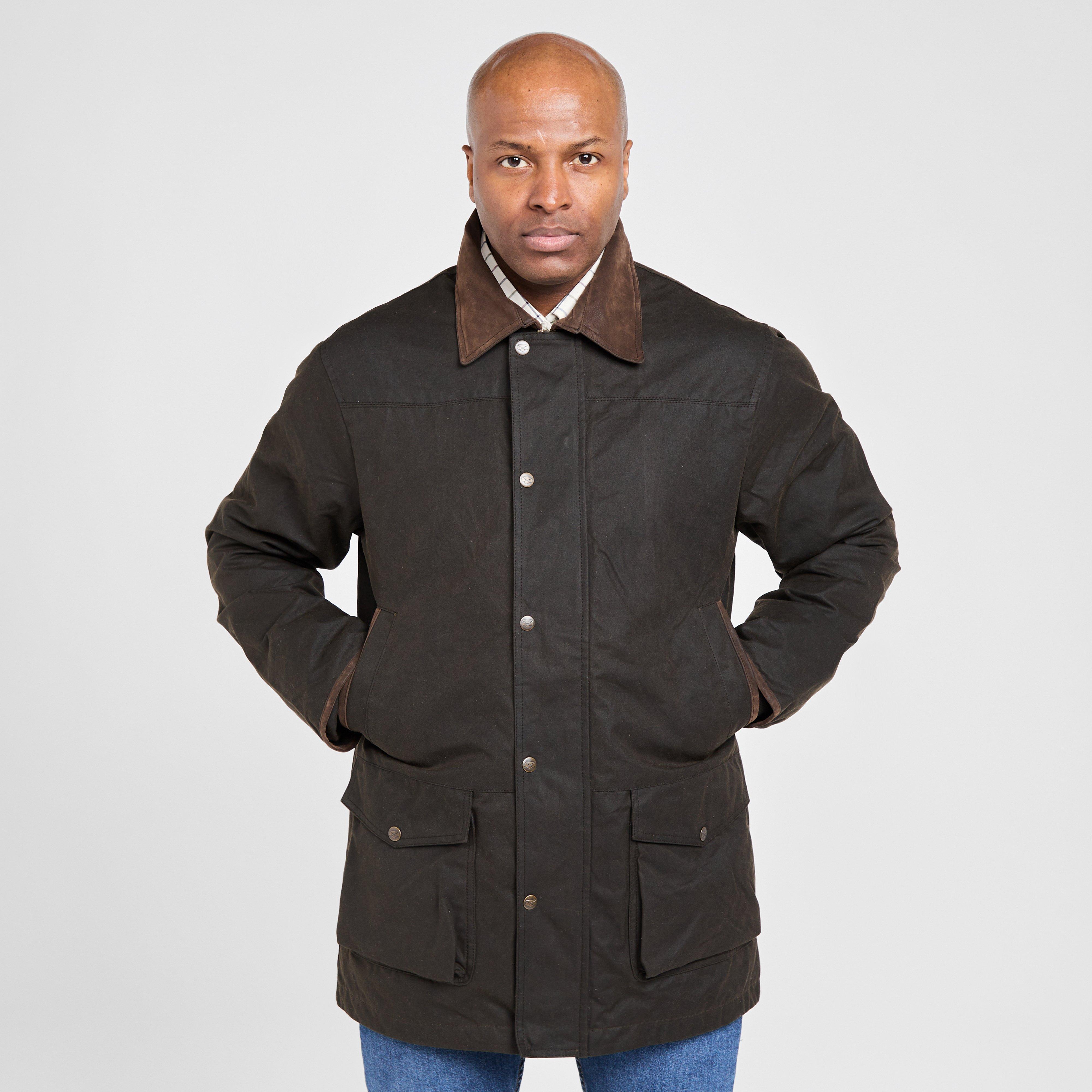 Mens Caledonia Wax Jacket Antique Olive