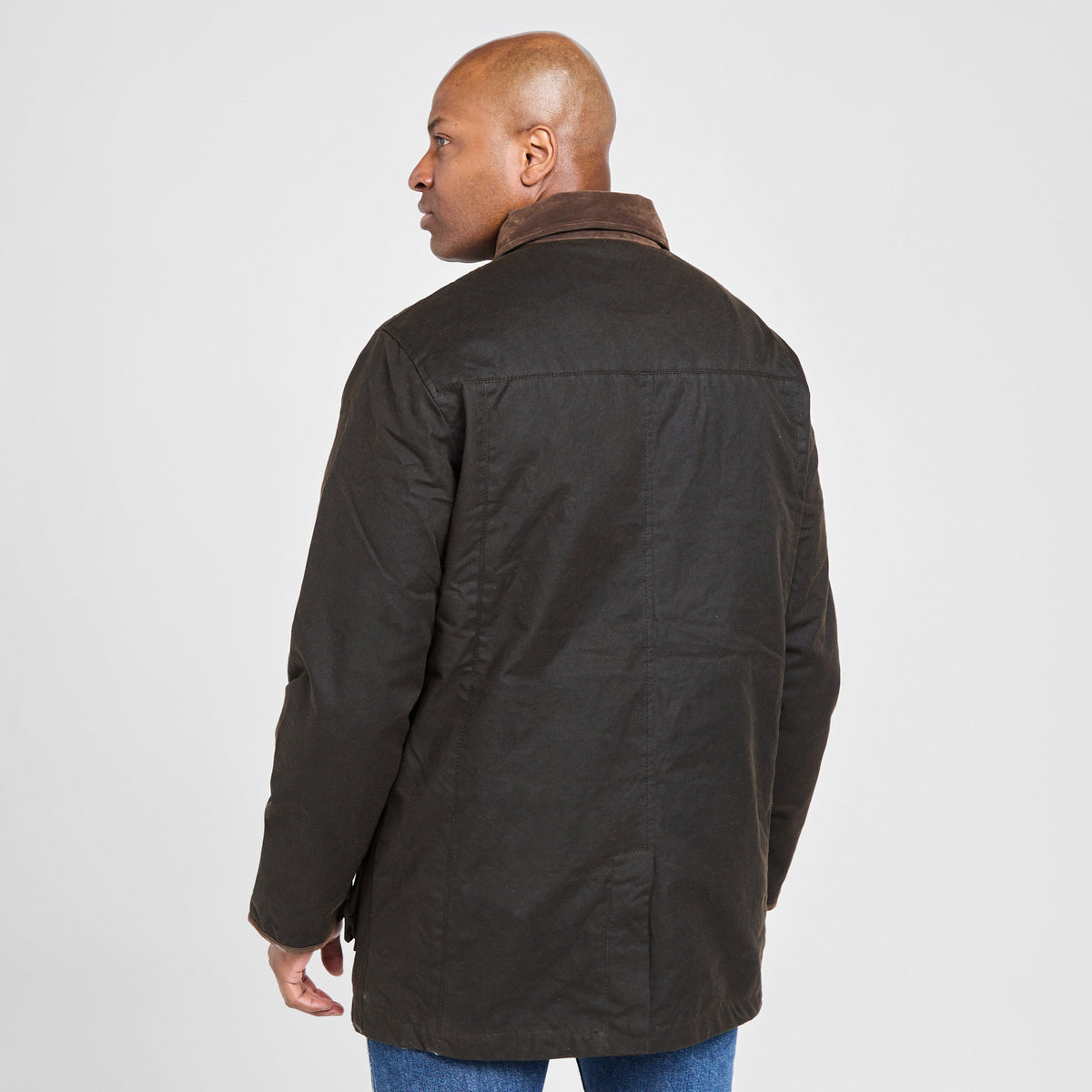 Mens Caledonia Wax Jacket Antique Olive