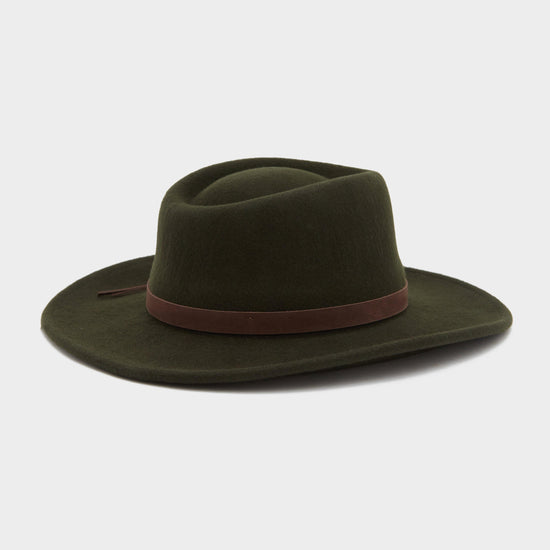Perth Crushable Felt Hat Olive