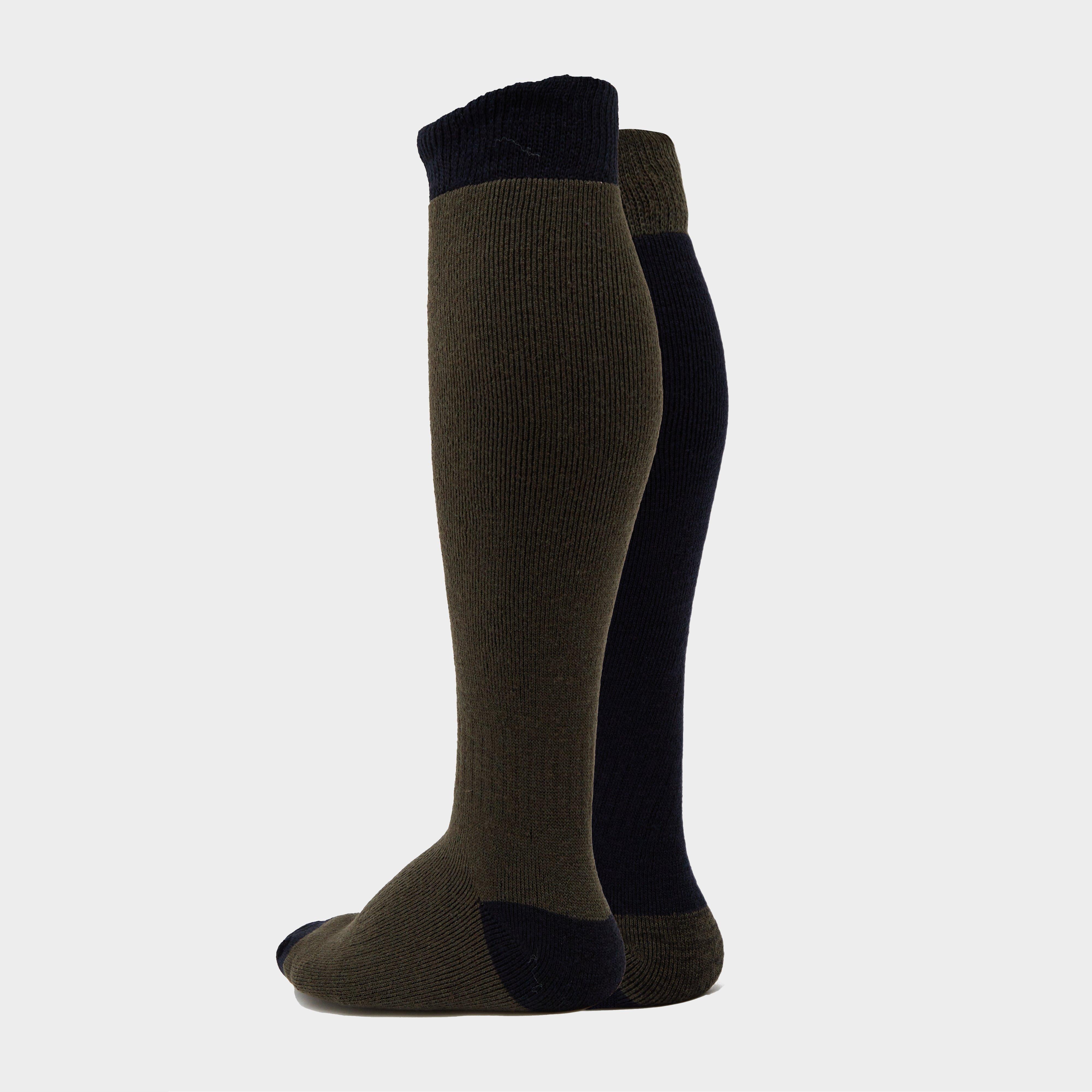 Country Long Socks 2 Pack Dark Green/Dark Navy