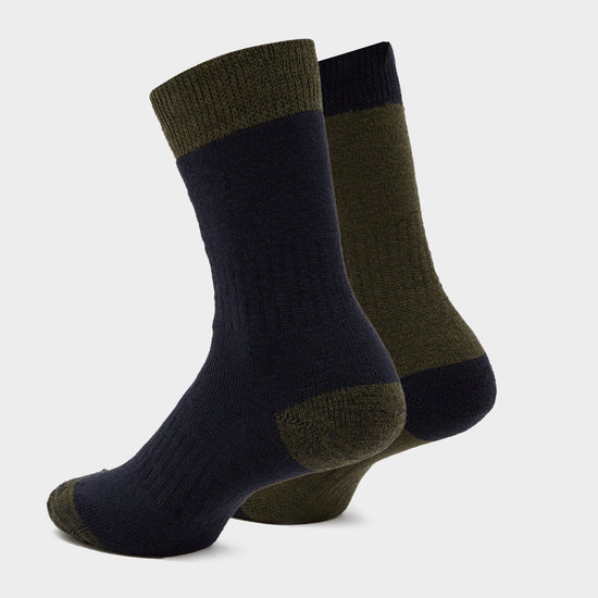 Country Short Socks 2 Packs Dark Navy/Dark Green