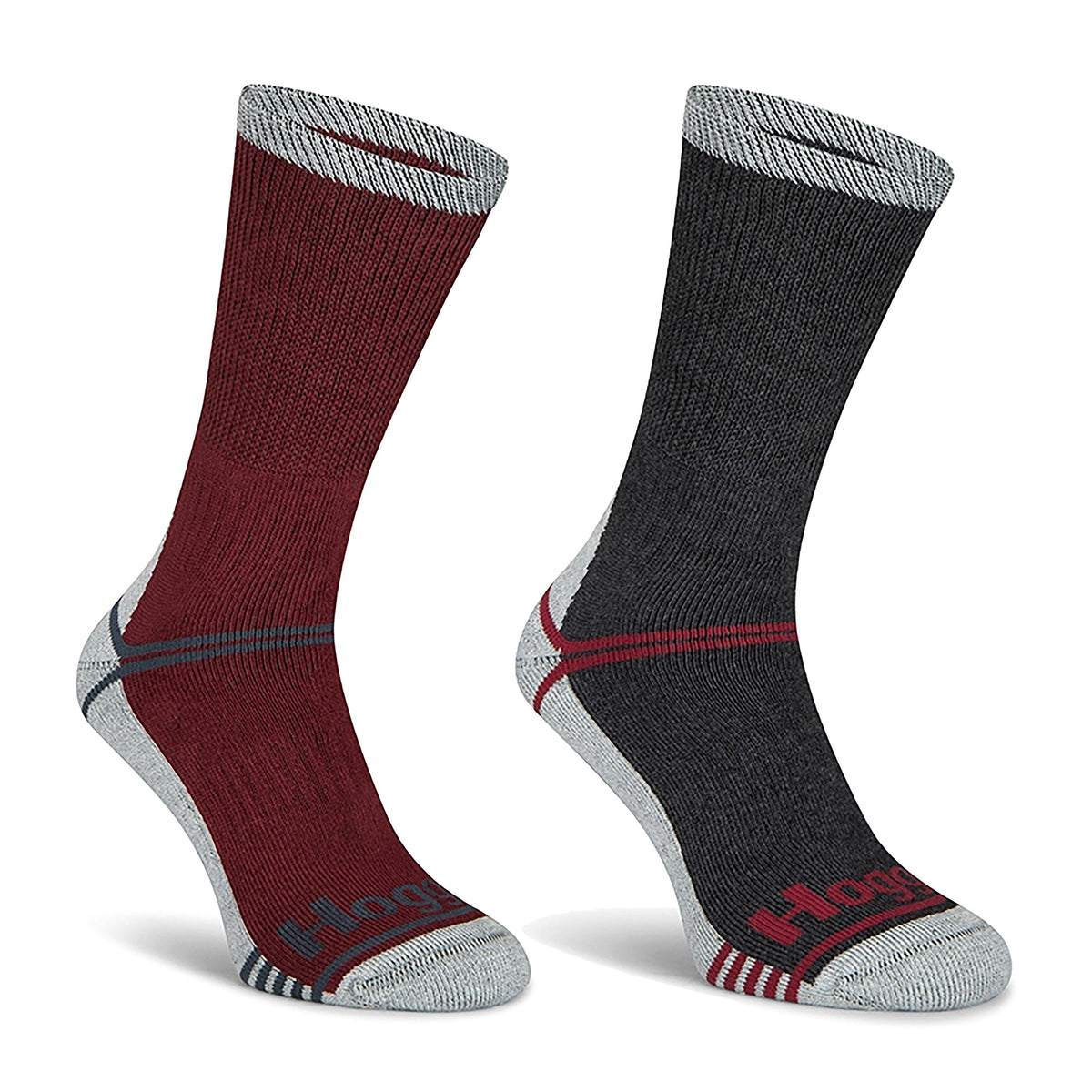 Field & Outdoor Coolmax Socks Burgundy/Grey