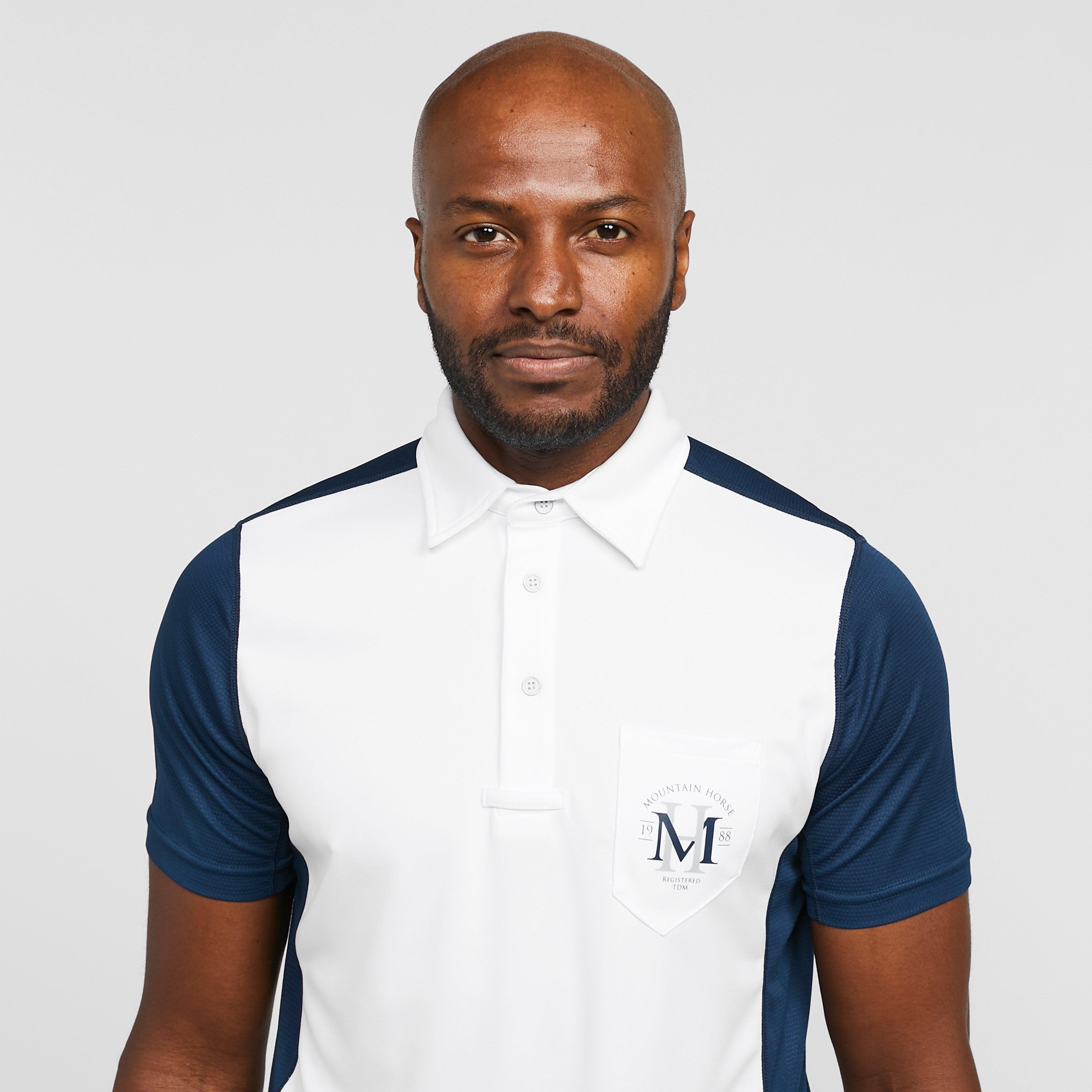 Mens Scott Tech Top White/Navy