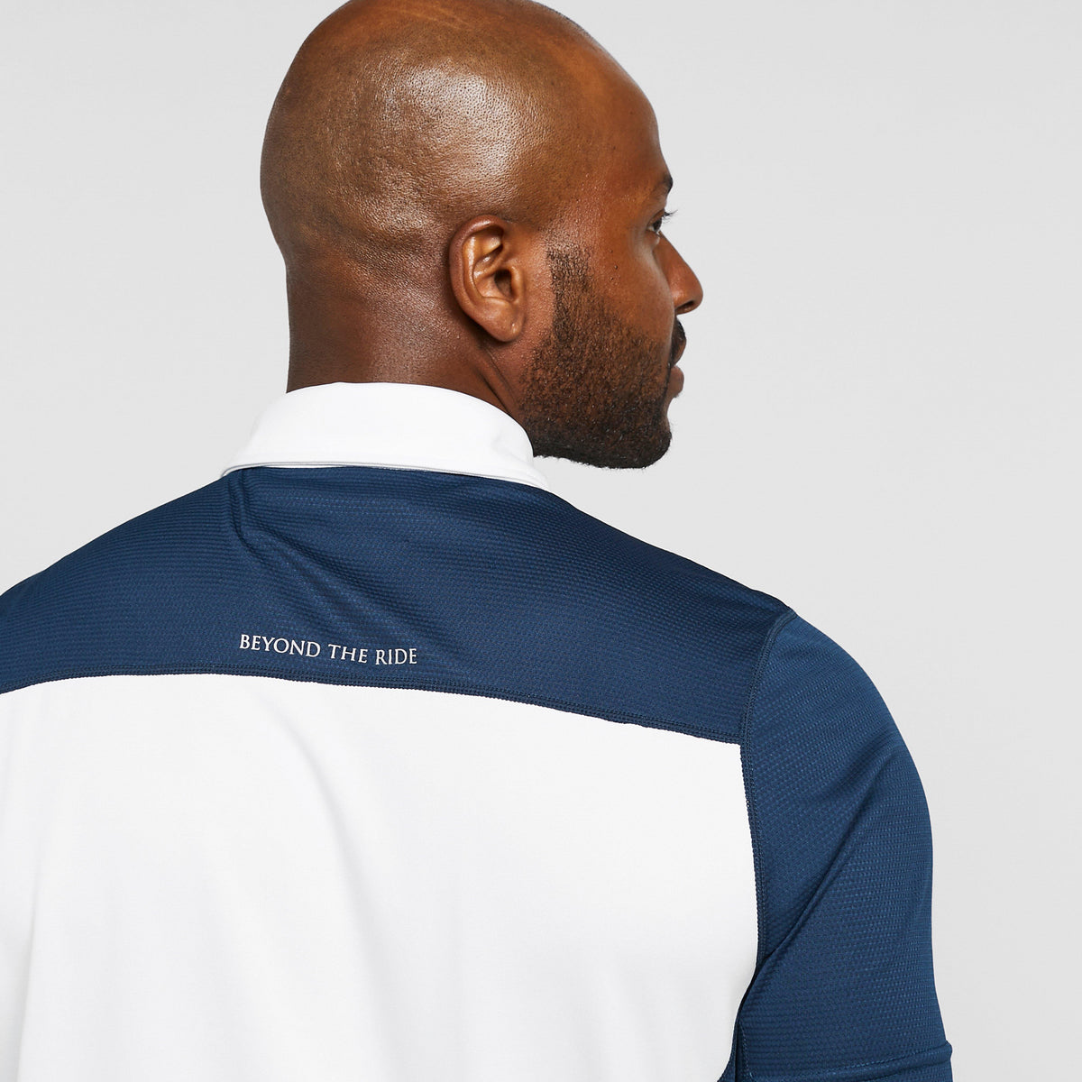 Mens Scott Tech Top White/Navy