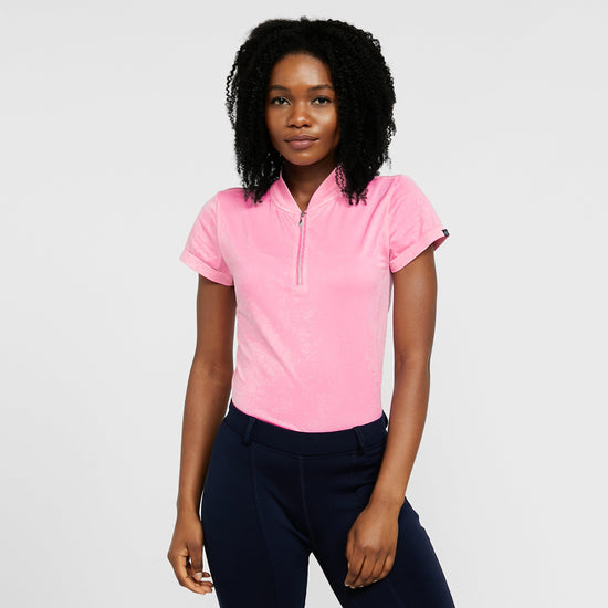 Womens Charm Tech Top Pink