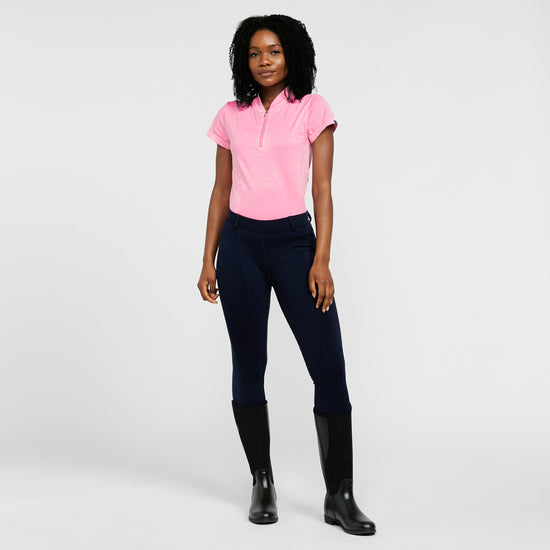 Womens Charm Tech Top Pink