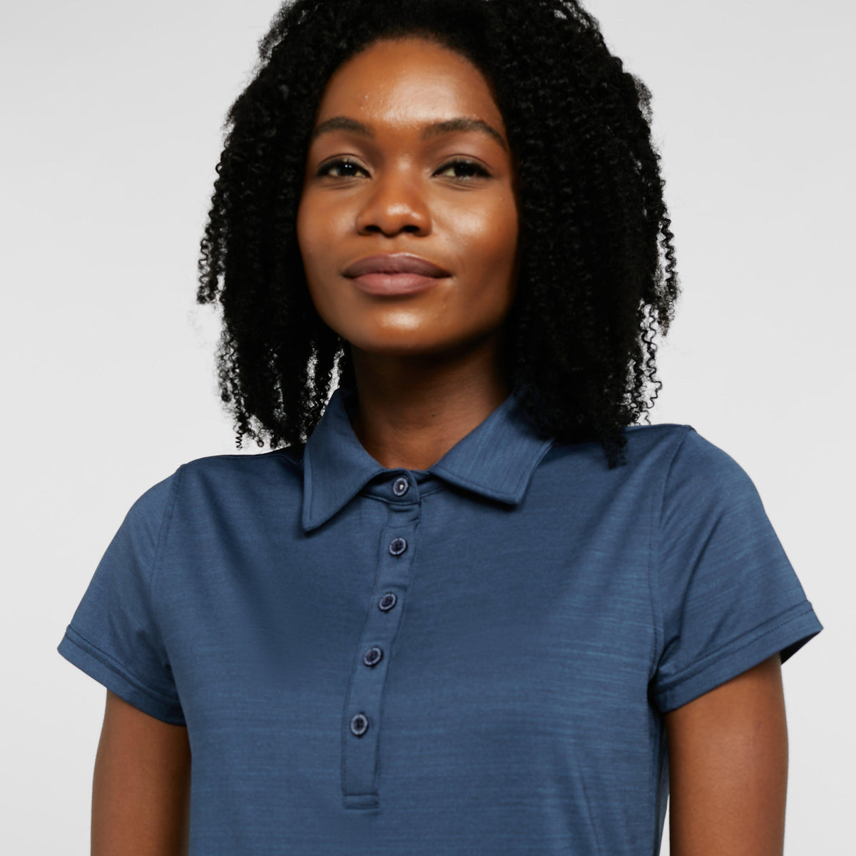 Womens Team Polo Navy