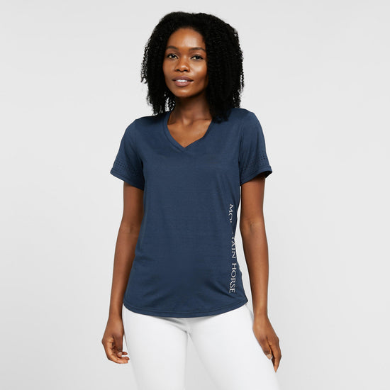 Womens Tyra Tech Top Navy