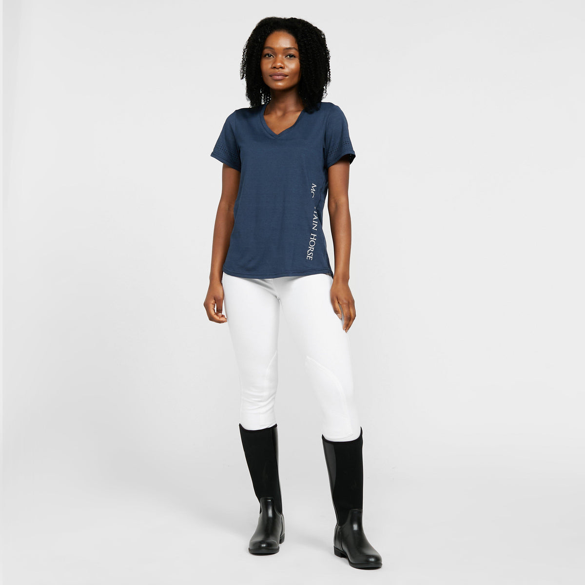 Womens Tyra Tech Top Navy