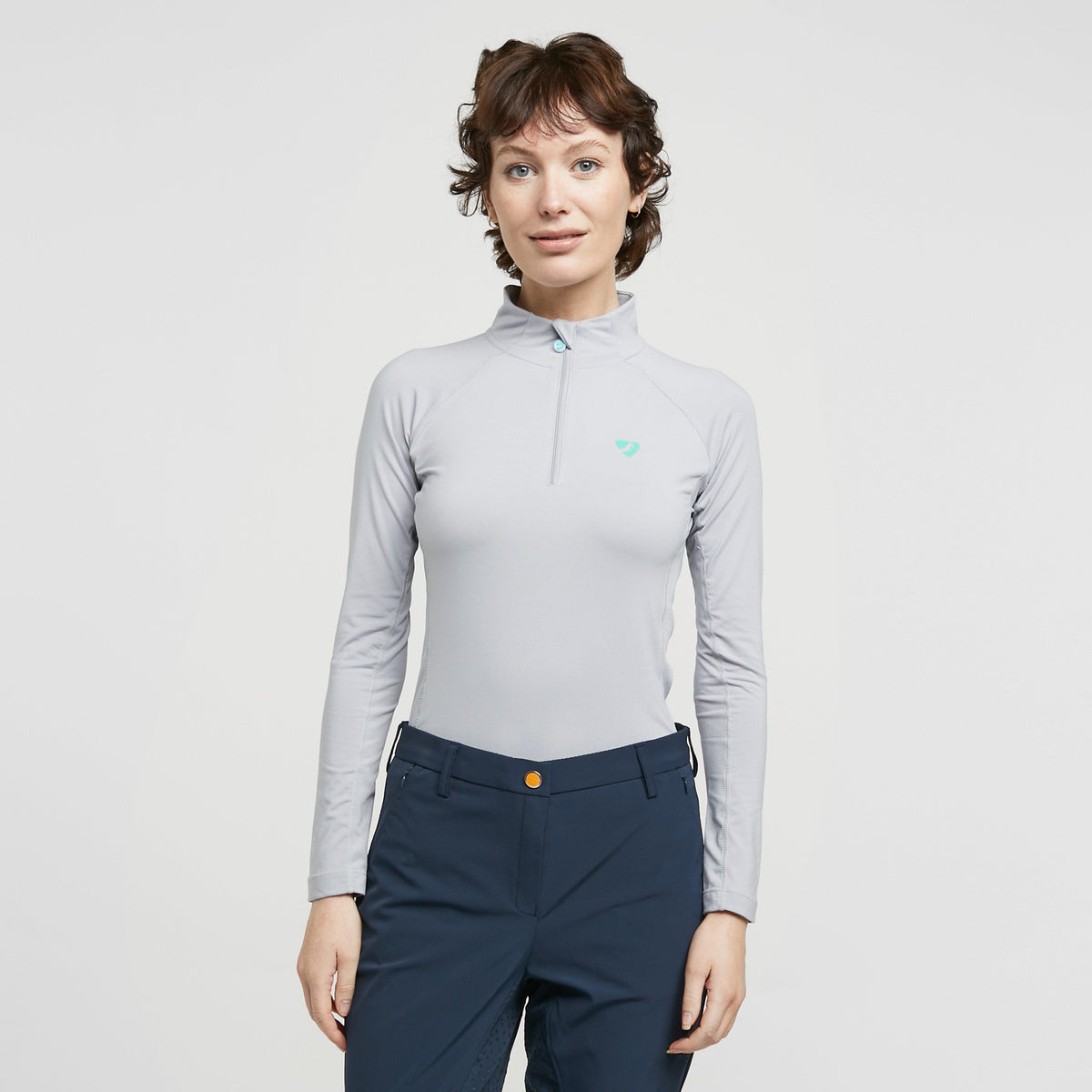 Womens Newbury Long Sleeve Base Layer Grey