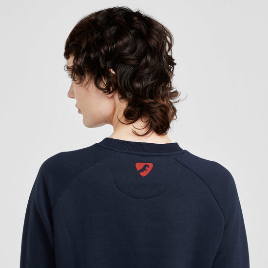 Ladies Christmas Sweatshirt Navy