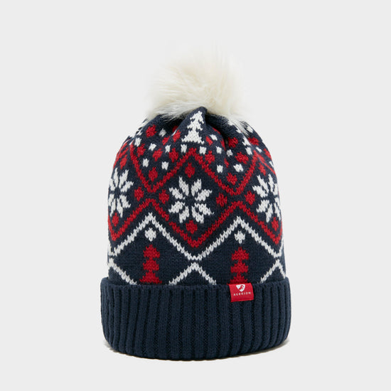 Christmas Bobble Hat Navy