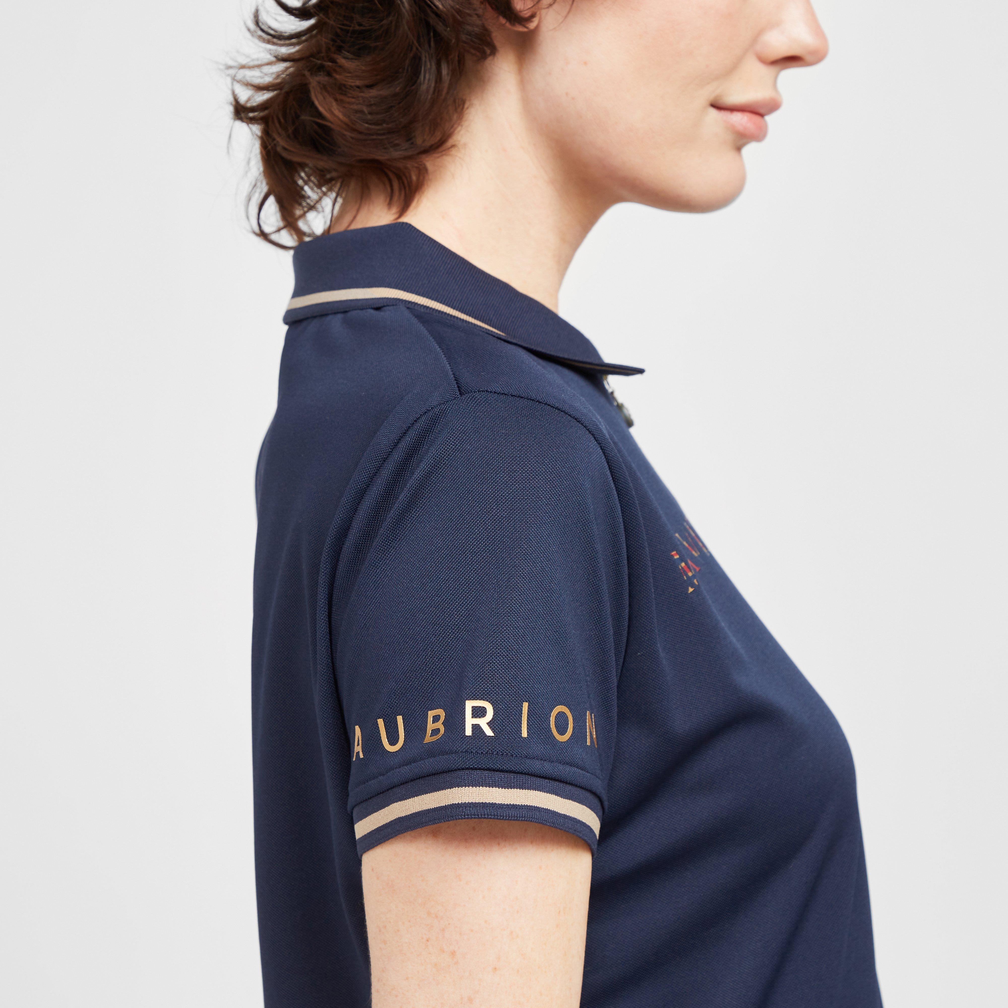 Womens Team Tech Polo Shirt Navy