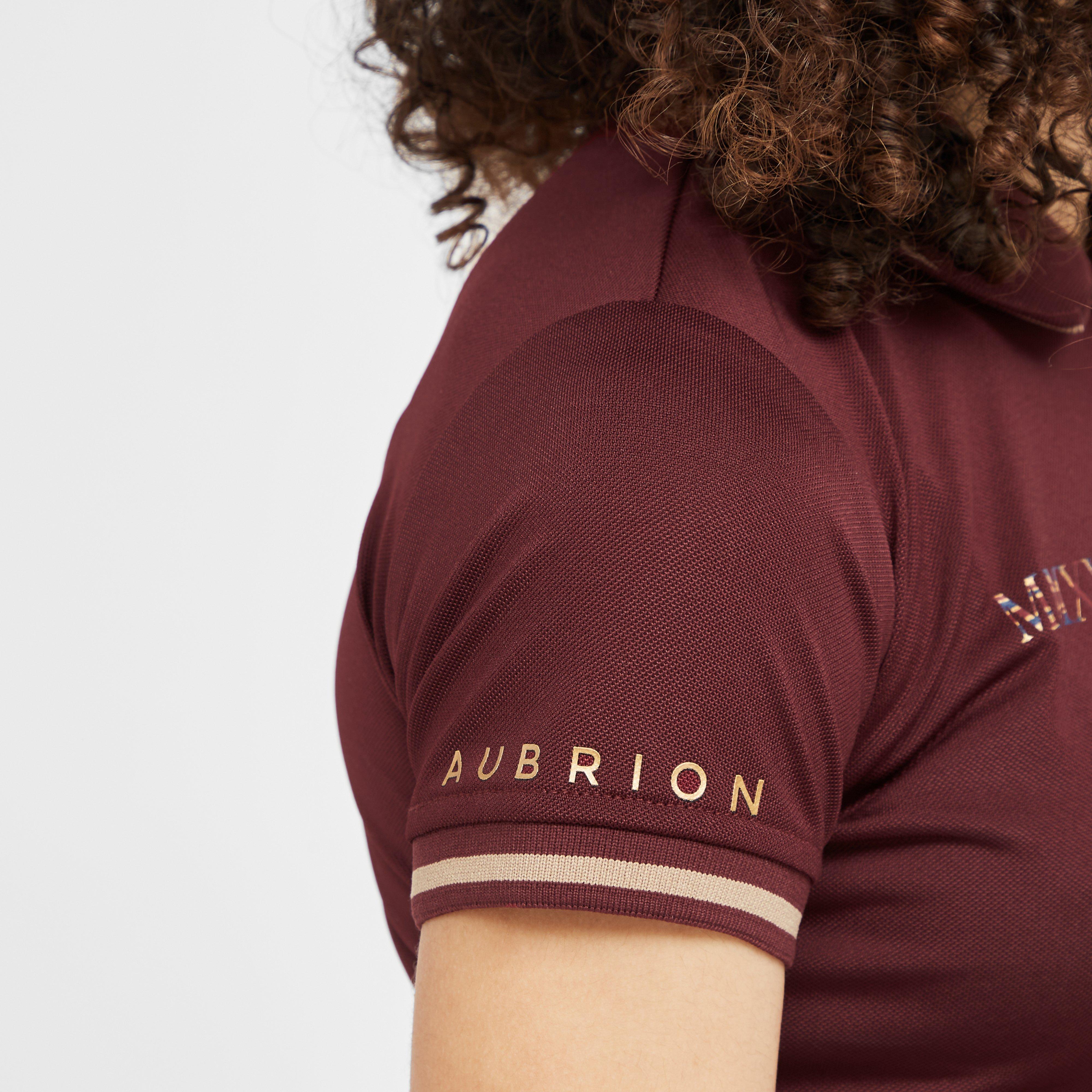 Childs Team Tech Polo Shirt Burgundy