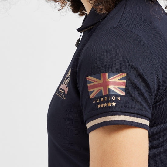 Childs Team Tech Polo Shirt Navy