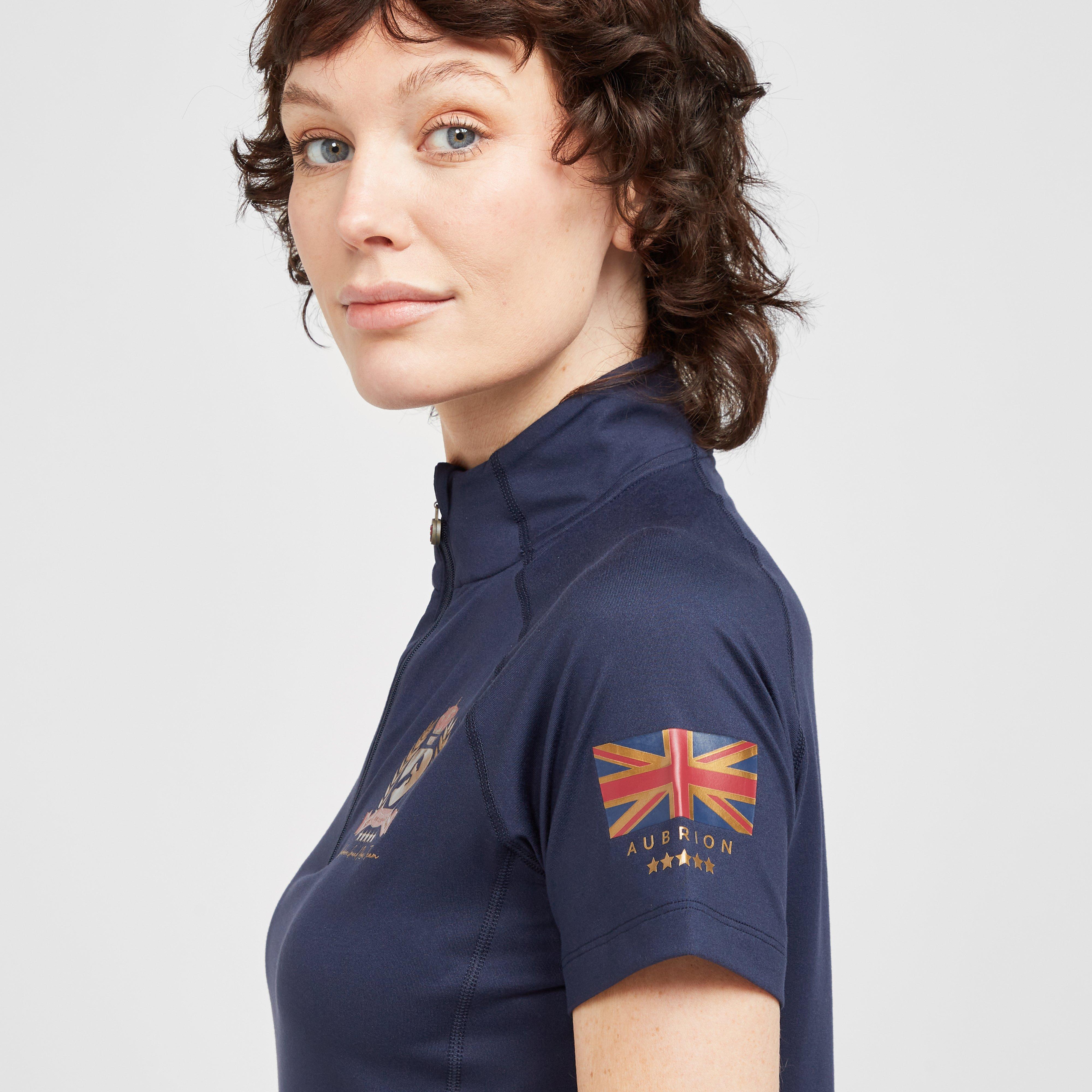 Womens Team Short Sleeve Base Layer Navy