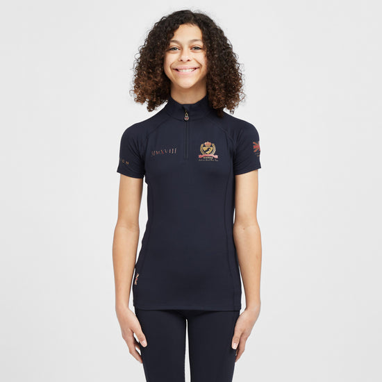 Childs Team Short Sleeve Base Layer Navy