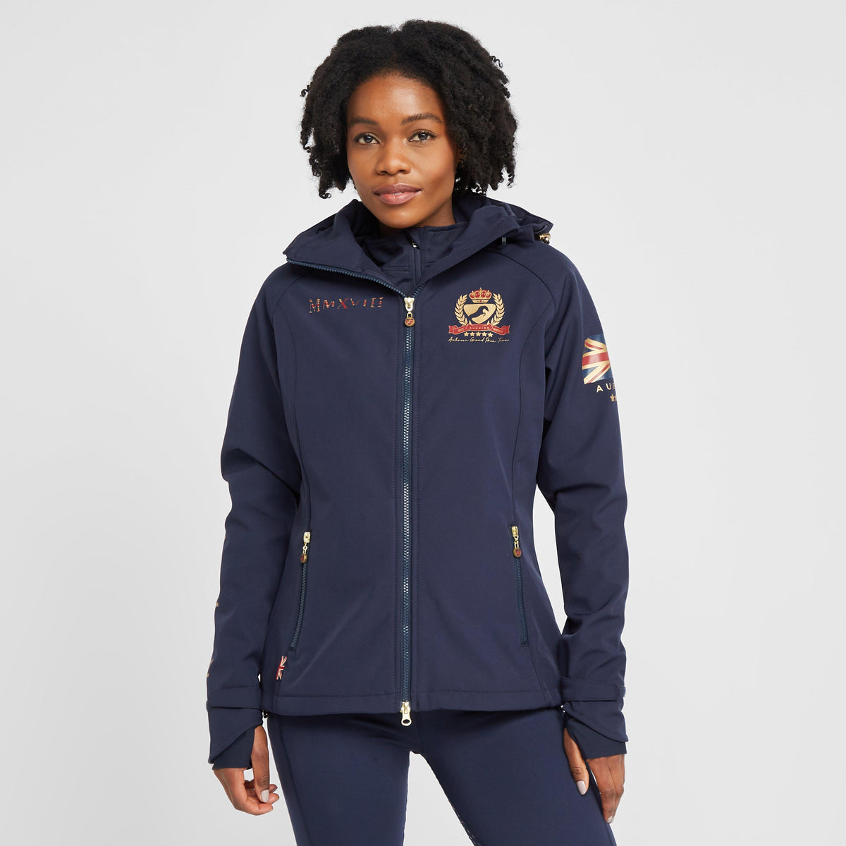 Womens Team Softshell Jacket Navy